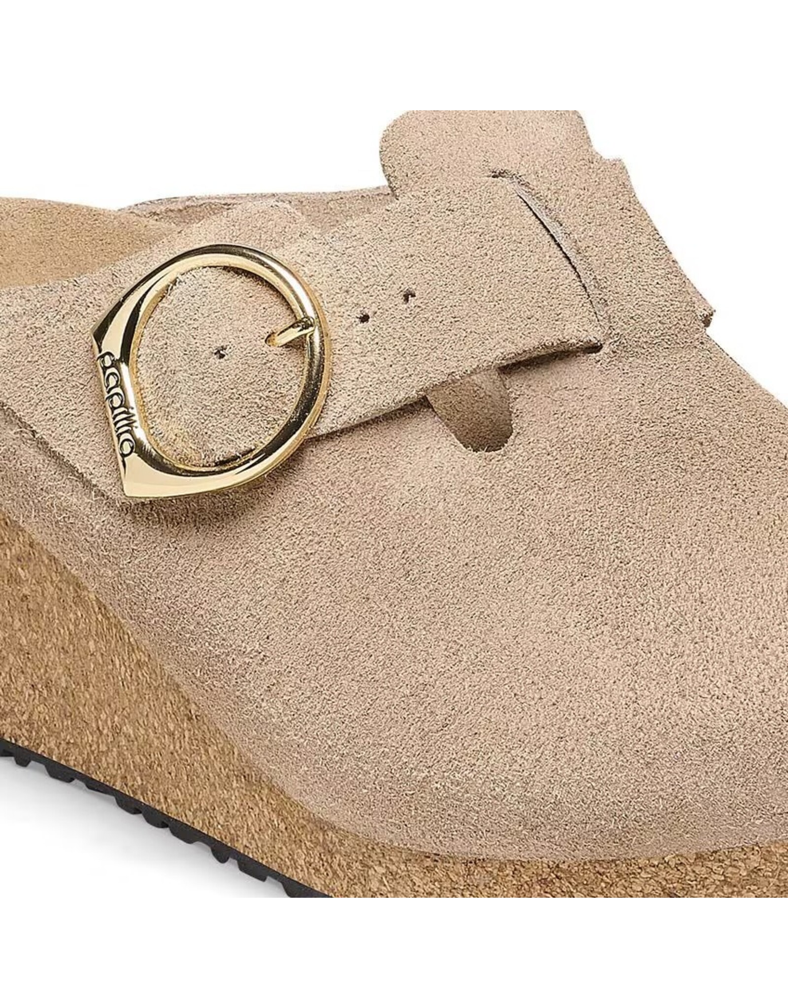Birkenstock Fanny Ring Buckle Suede Clog