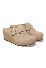 Birkenstock Fanny Ring Buckle Suede Clog