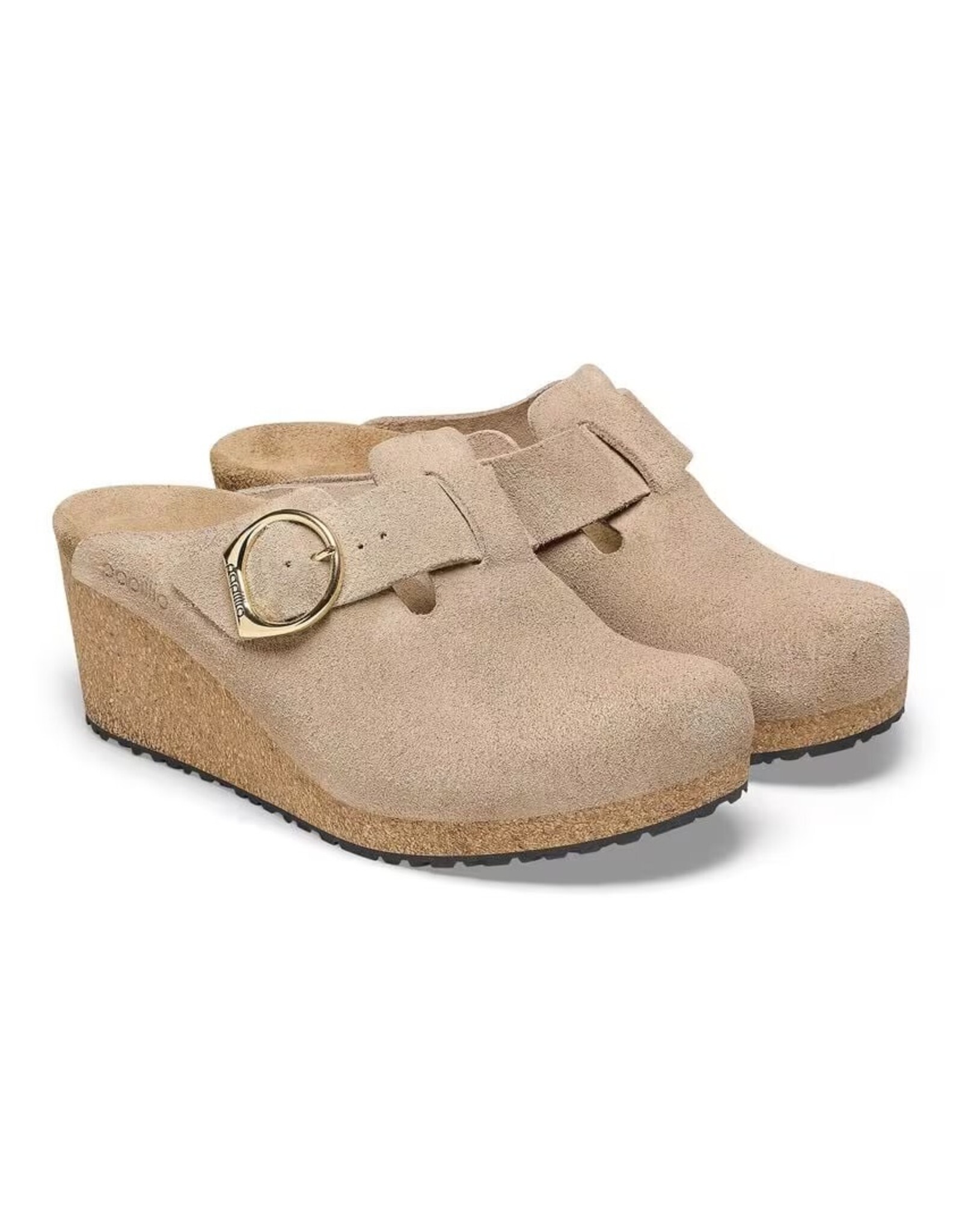 Birkenstock Fanny Ring Buckle Suede Clog