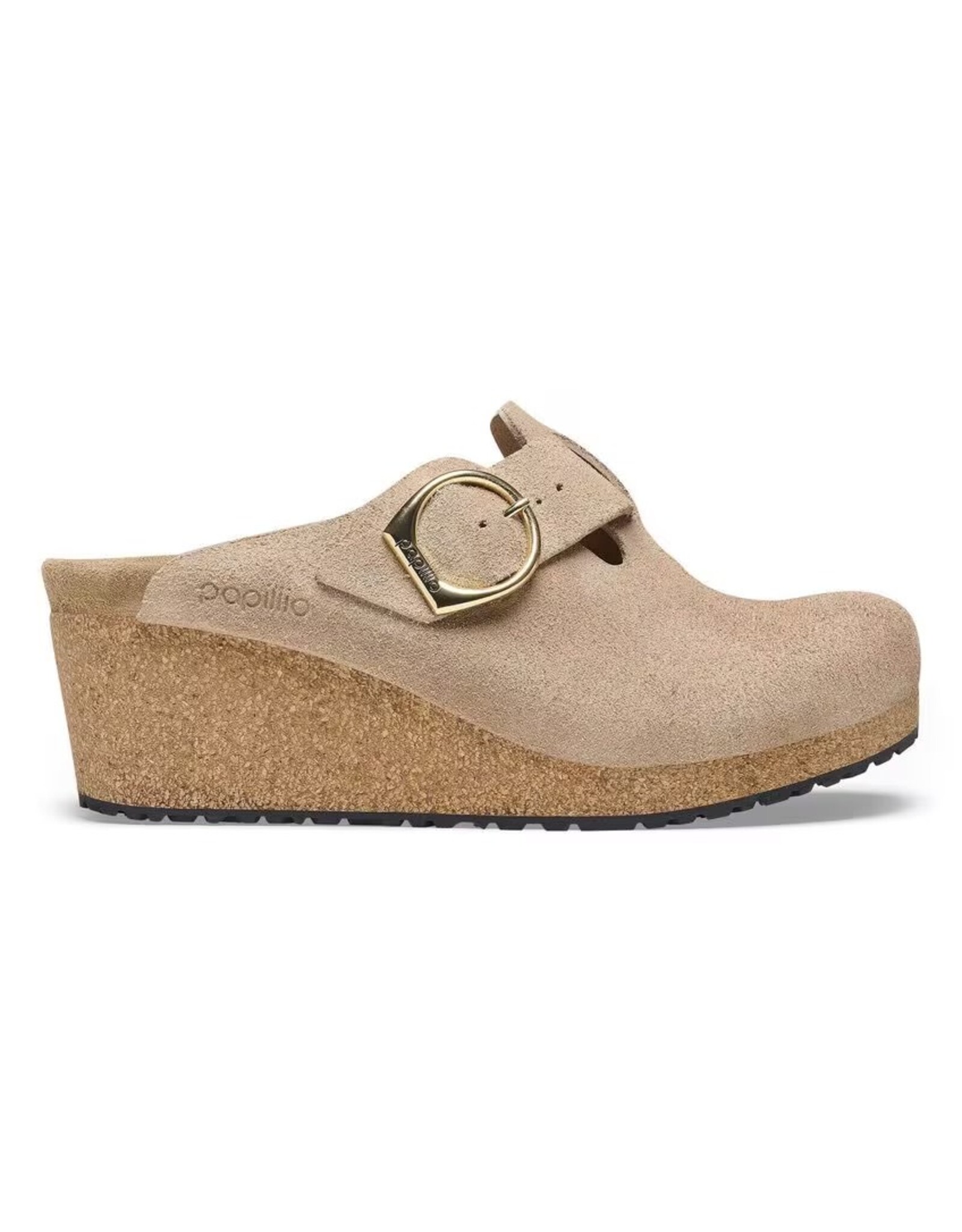 Birkenstock Fanny Ring Buckle Suede Clog