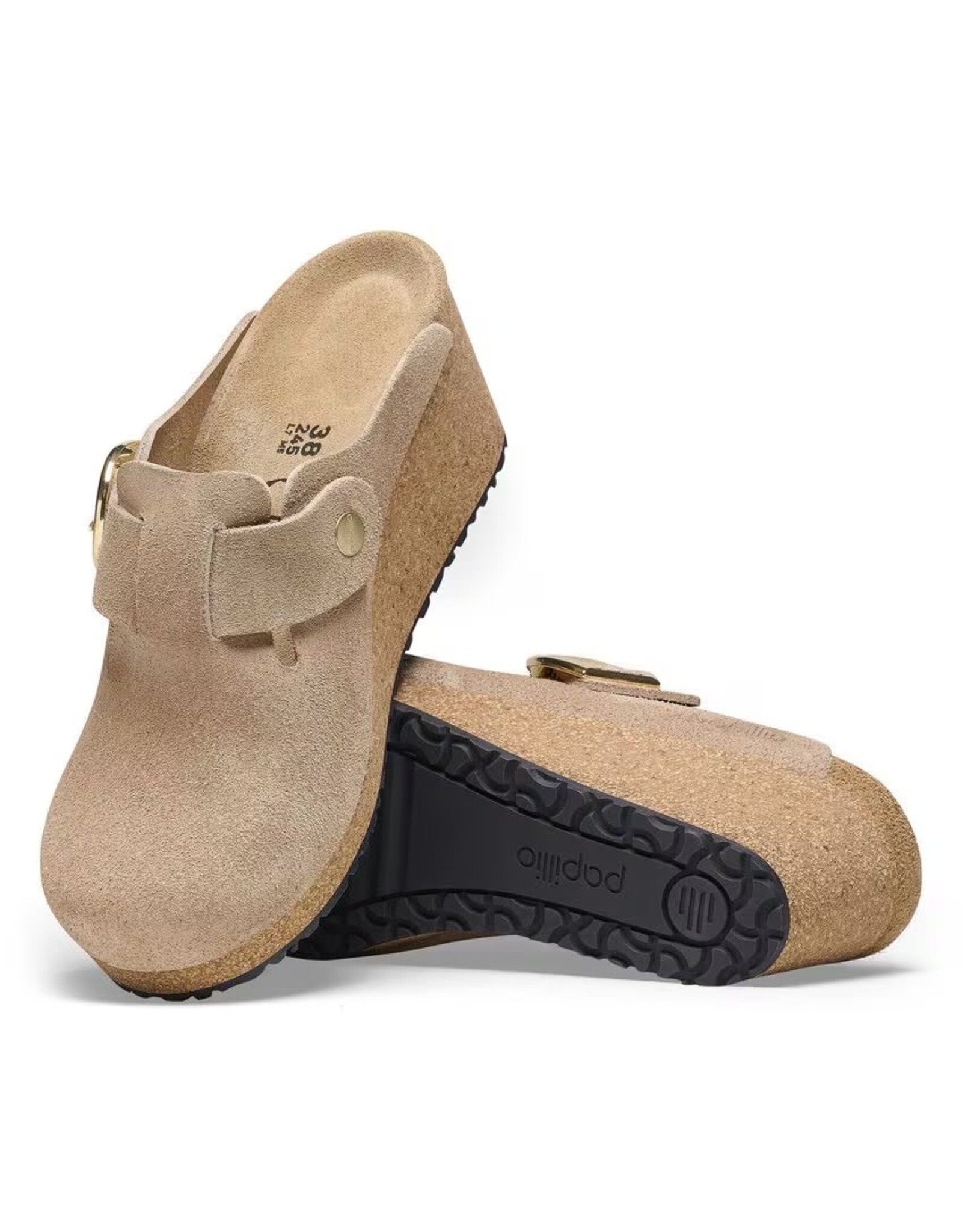 Birkenstock Fanny Ring Buckle Suede Clog