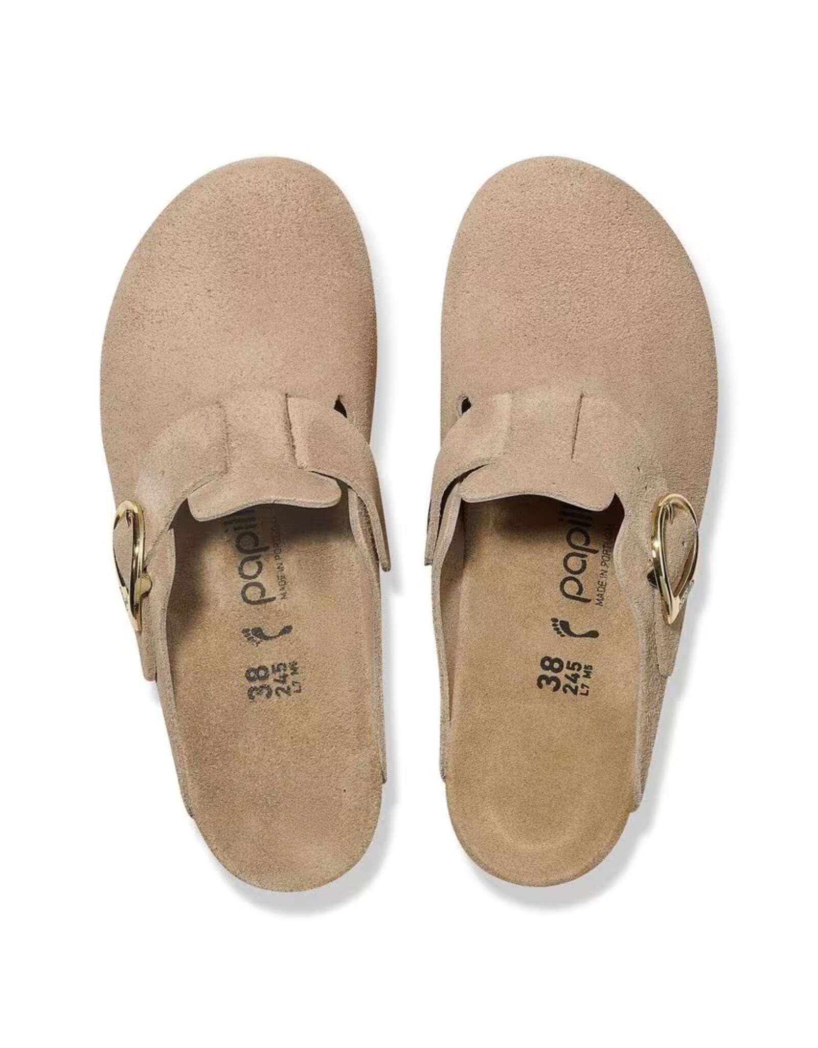 Birkenstock Fanny Ring Buckle Suede Clog