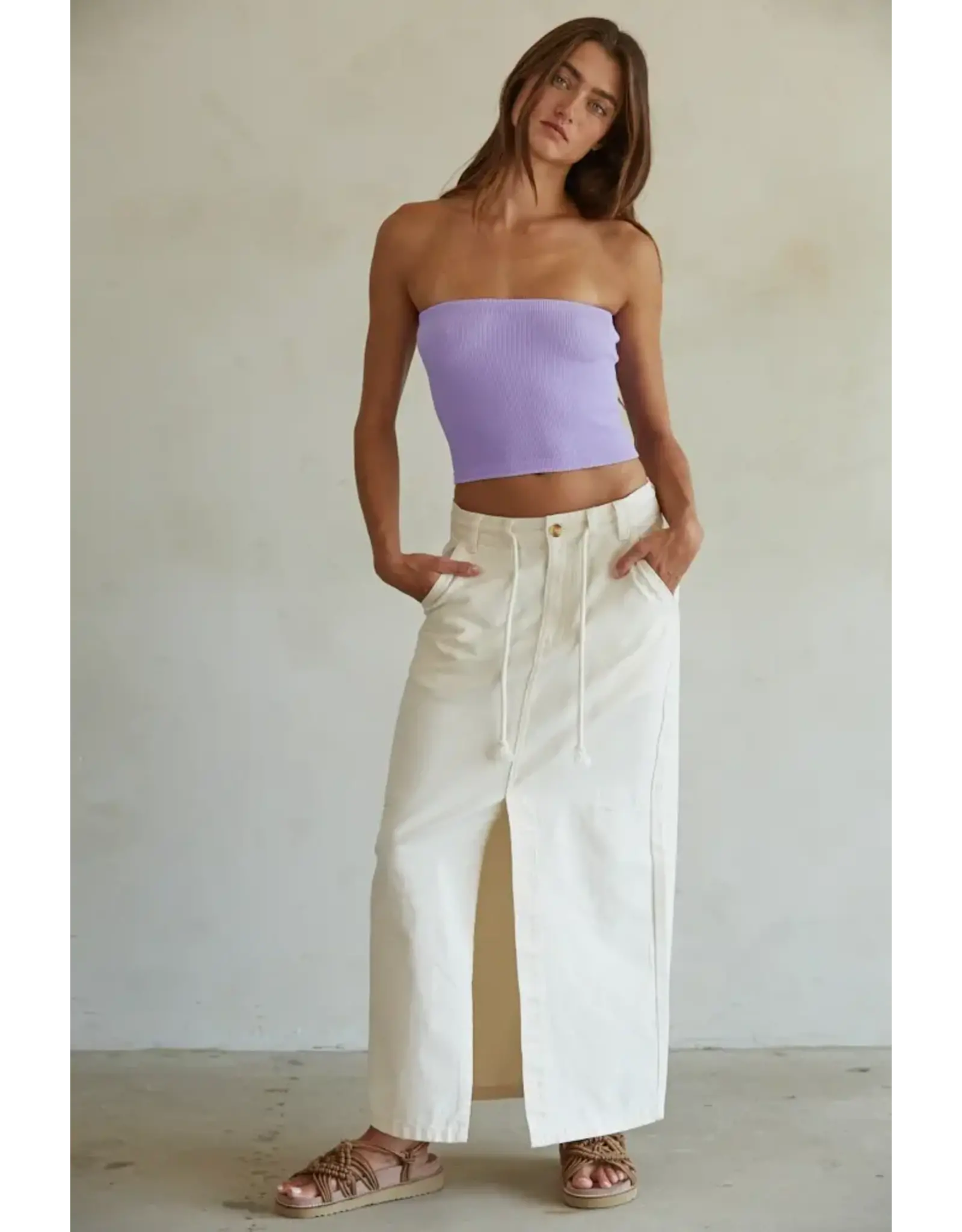 By Together Ribbed Tube Top