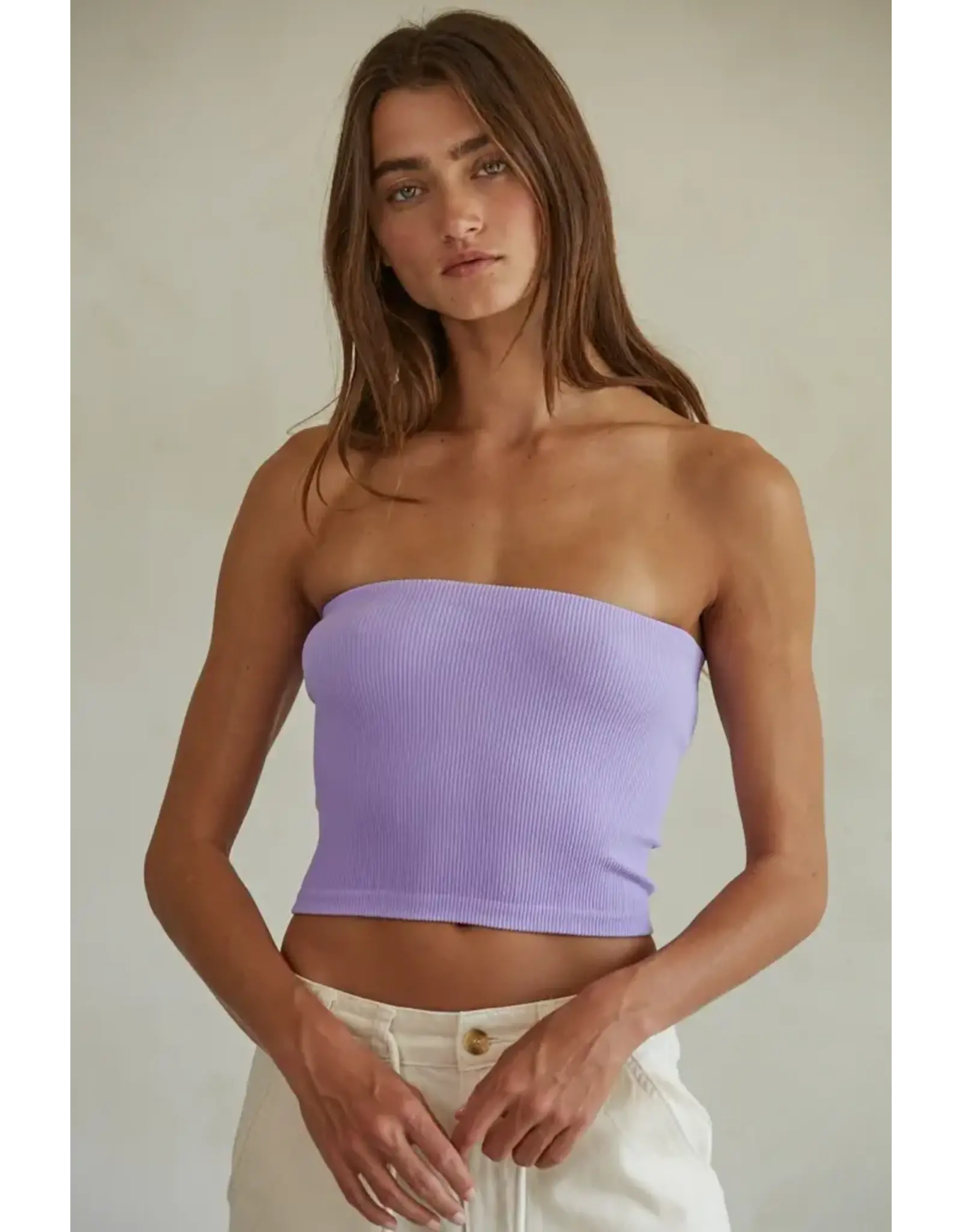 By Together Ribbed Tube Top
