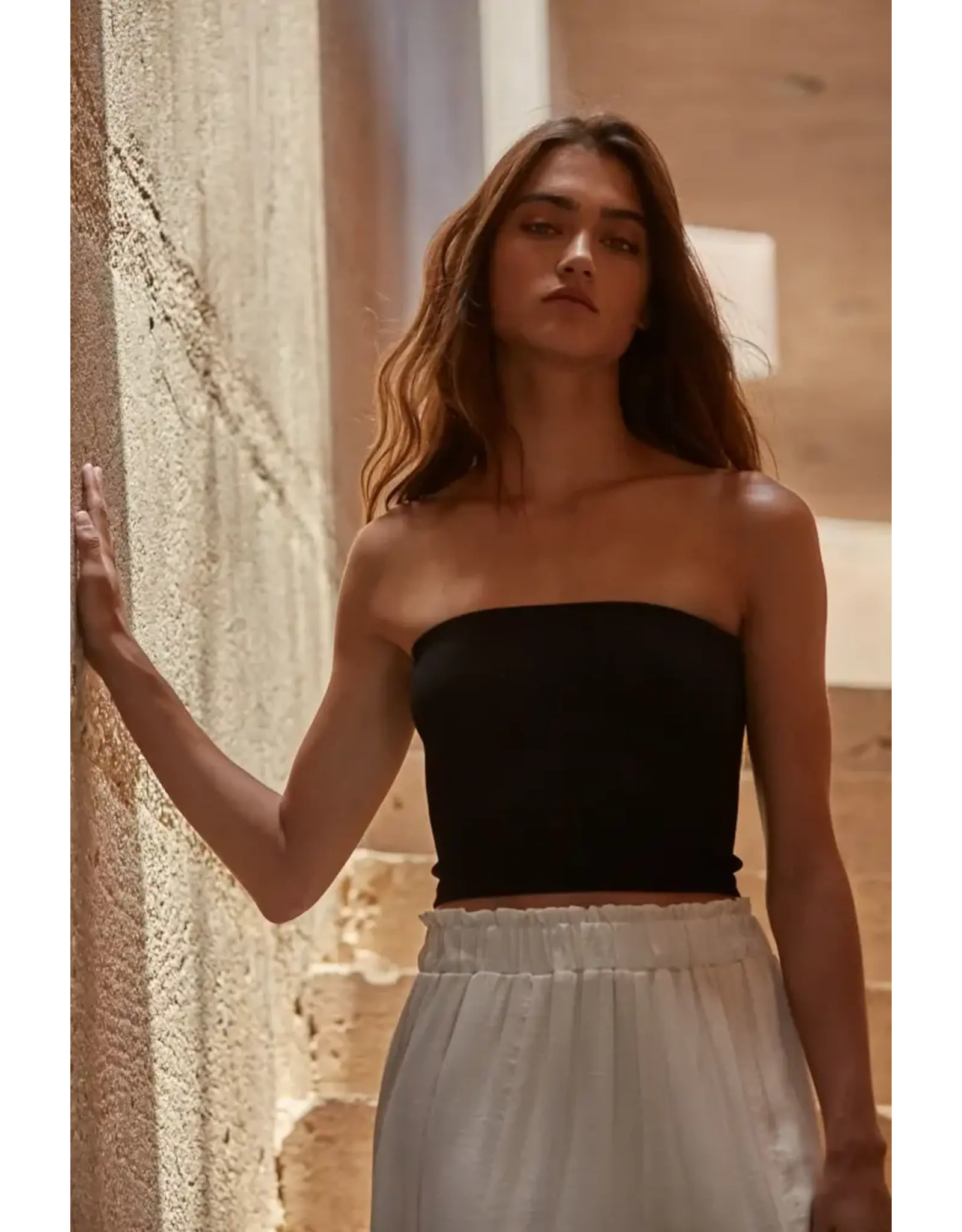 By Together Ribbed Tube Top
