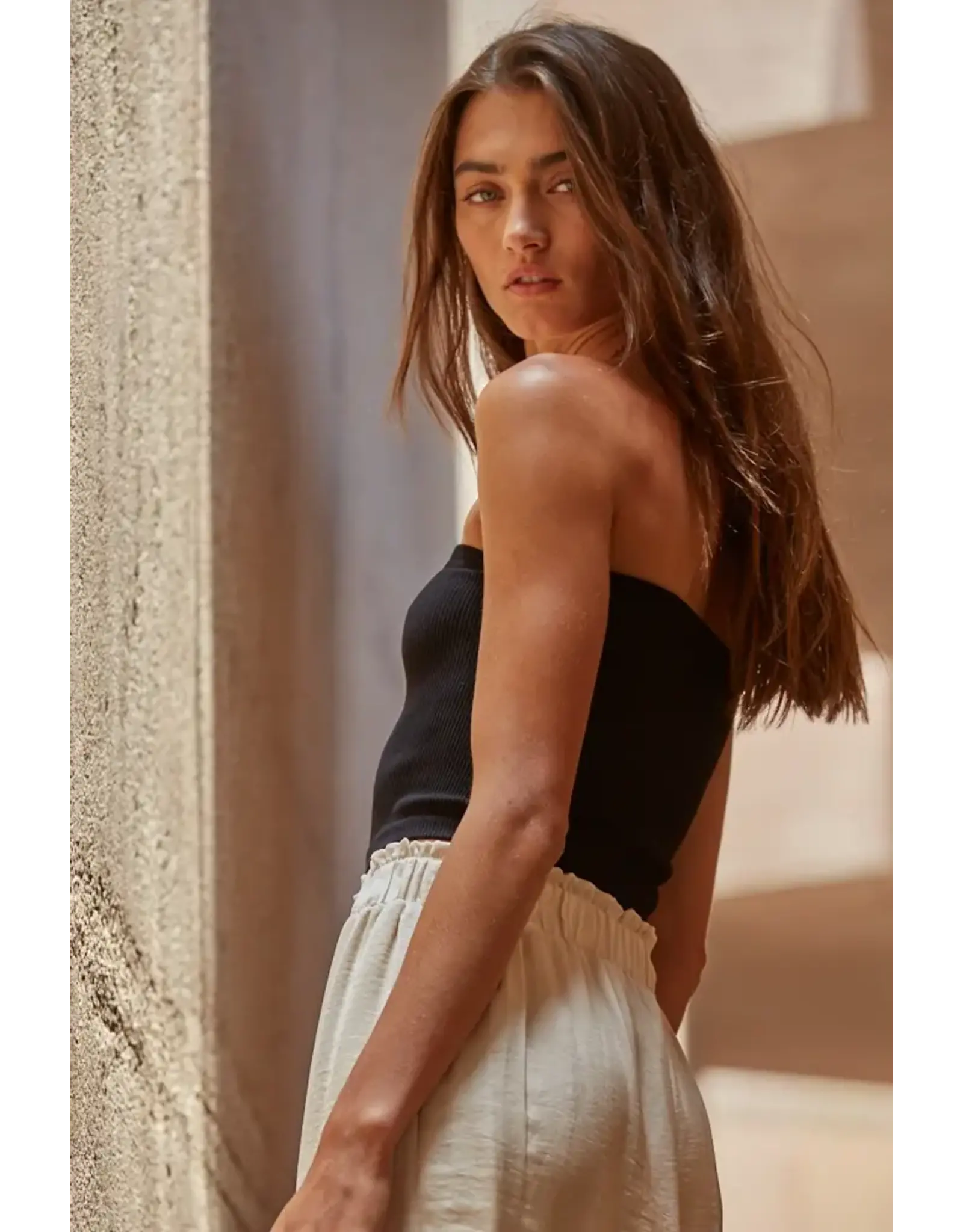 By Together Ribbed Tube Top