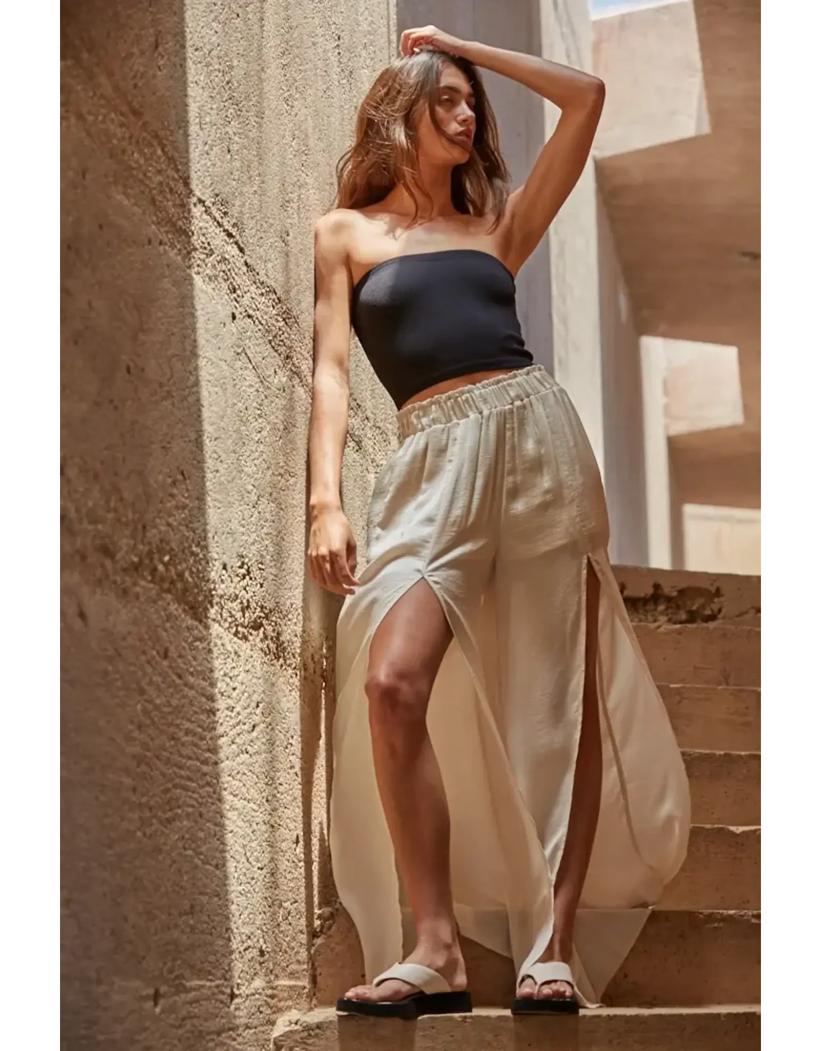 By Together Ribbed Tube Top