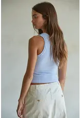 By Together Ribbed V-Neck Tank