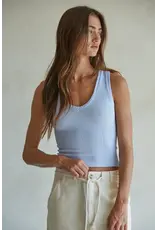 By Together Ribbed V-Neck Tank
