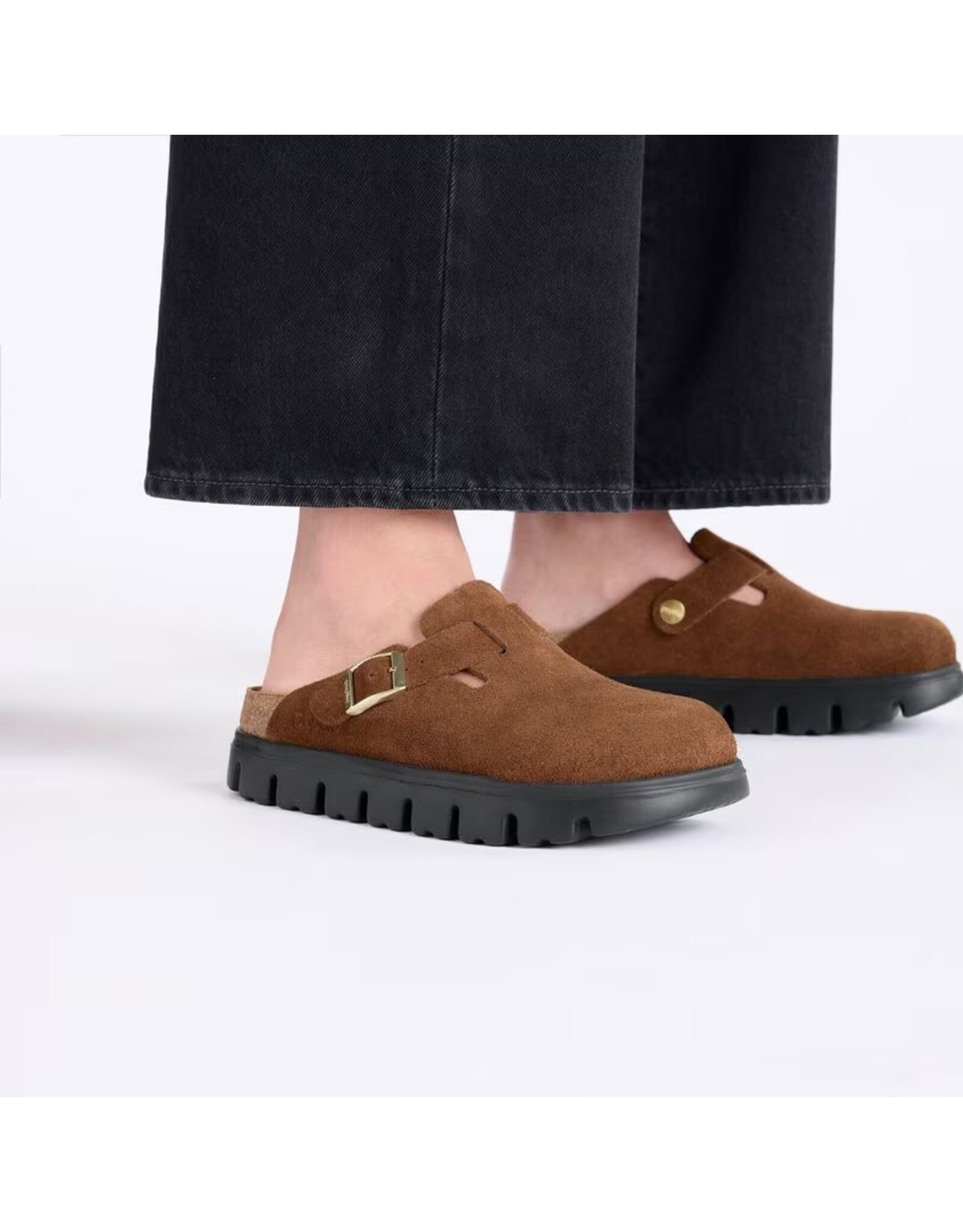 Birkenstock Boston Chunky Suede Clog