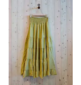 Linen & More Linen Tiered Skirt