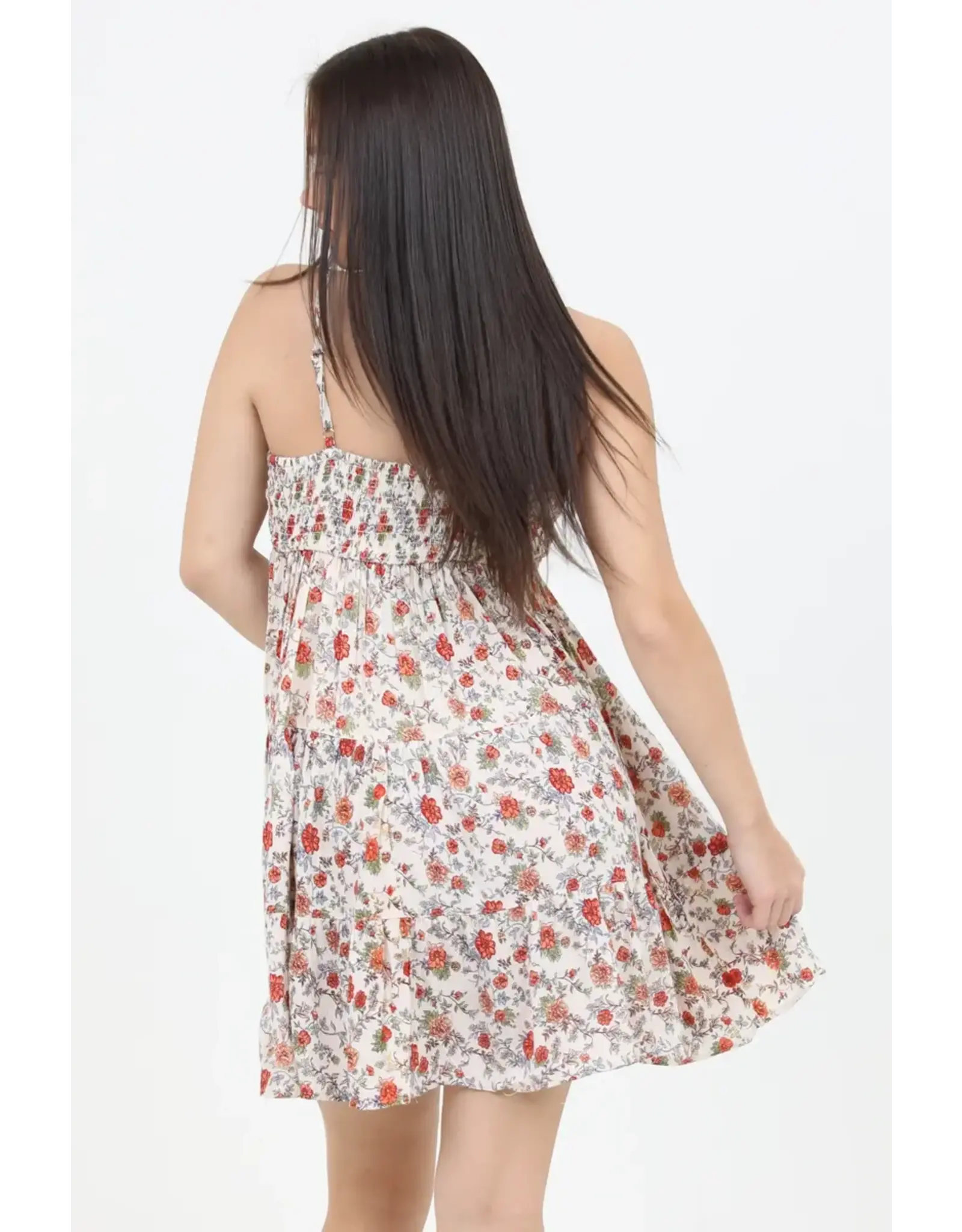 Angie Spaghetti Strap Tiered Dress