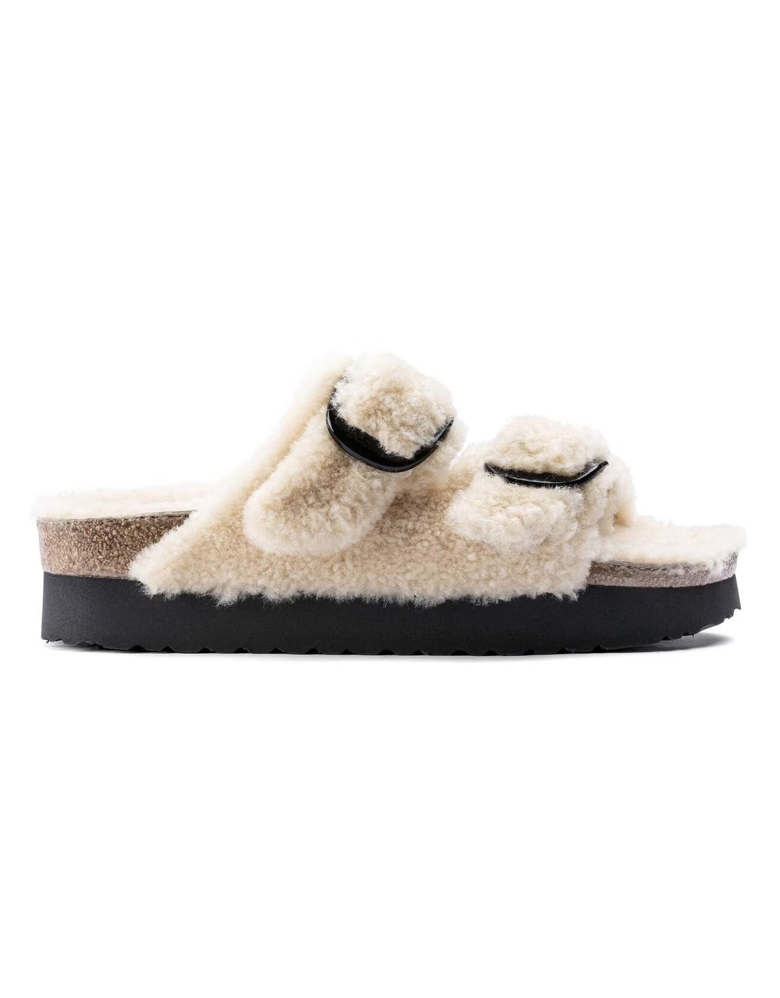 Birkenstock Arizona Big Buckle Shearling Platform Sandal