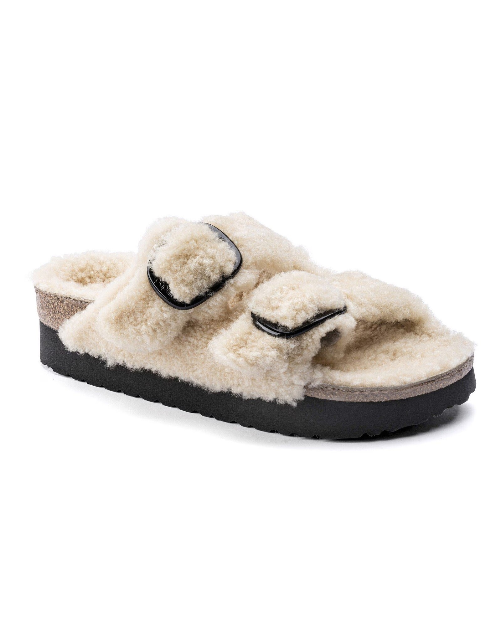 Birkenstock Arizona Big Buckle Shearling Platform Sandal