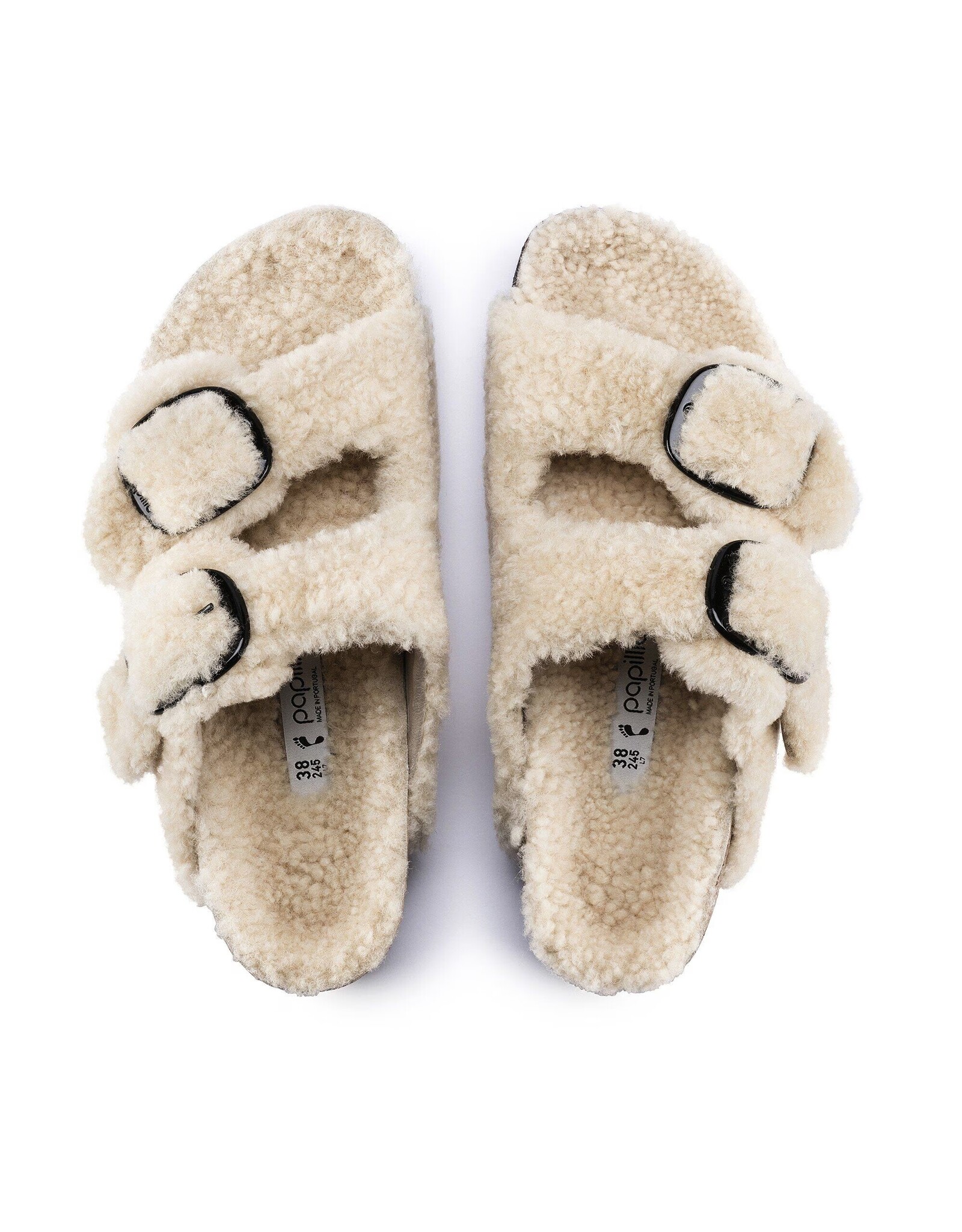 Birkenstock Arizona Big Buckle Shearling Platform Sandal