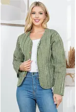 LA Soul Quilted Cotton Patch Jacket