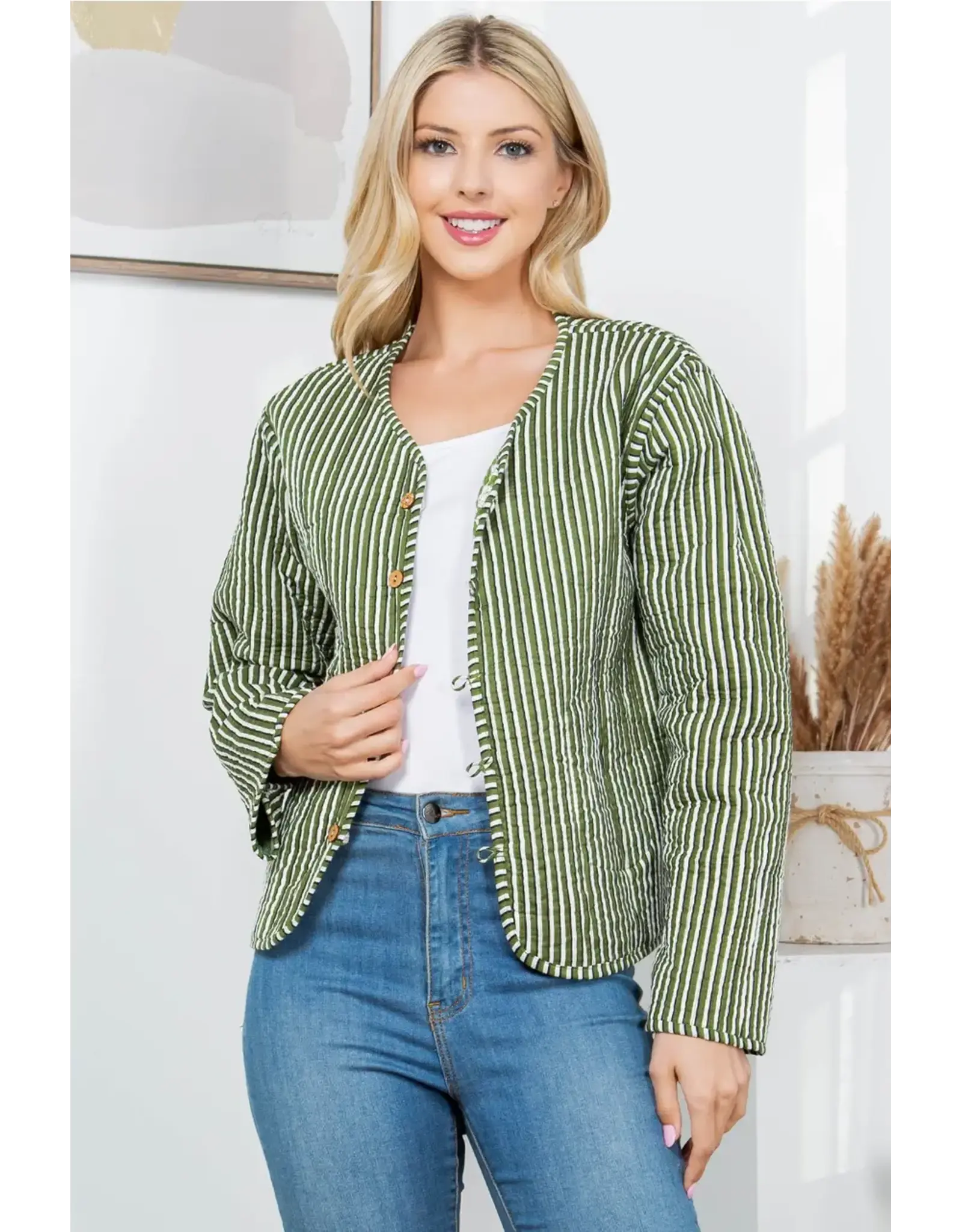 LA Soul Quilted Cotton Patch Jacket