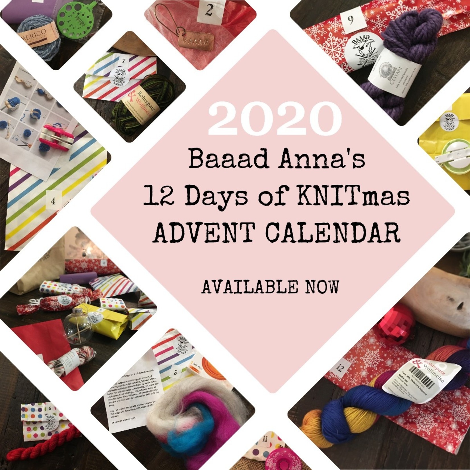 Baaad Anna's 12 Days of Knitmas 2020