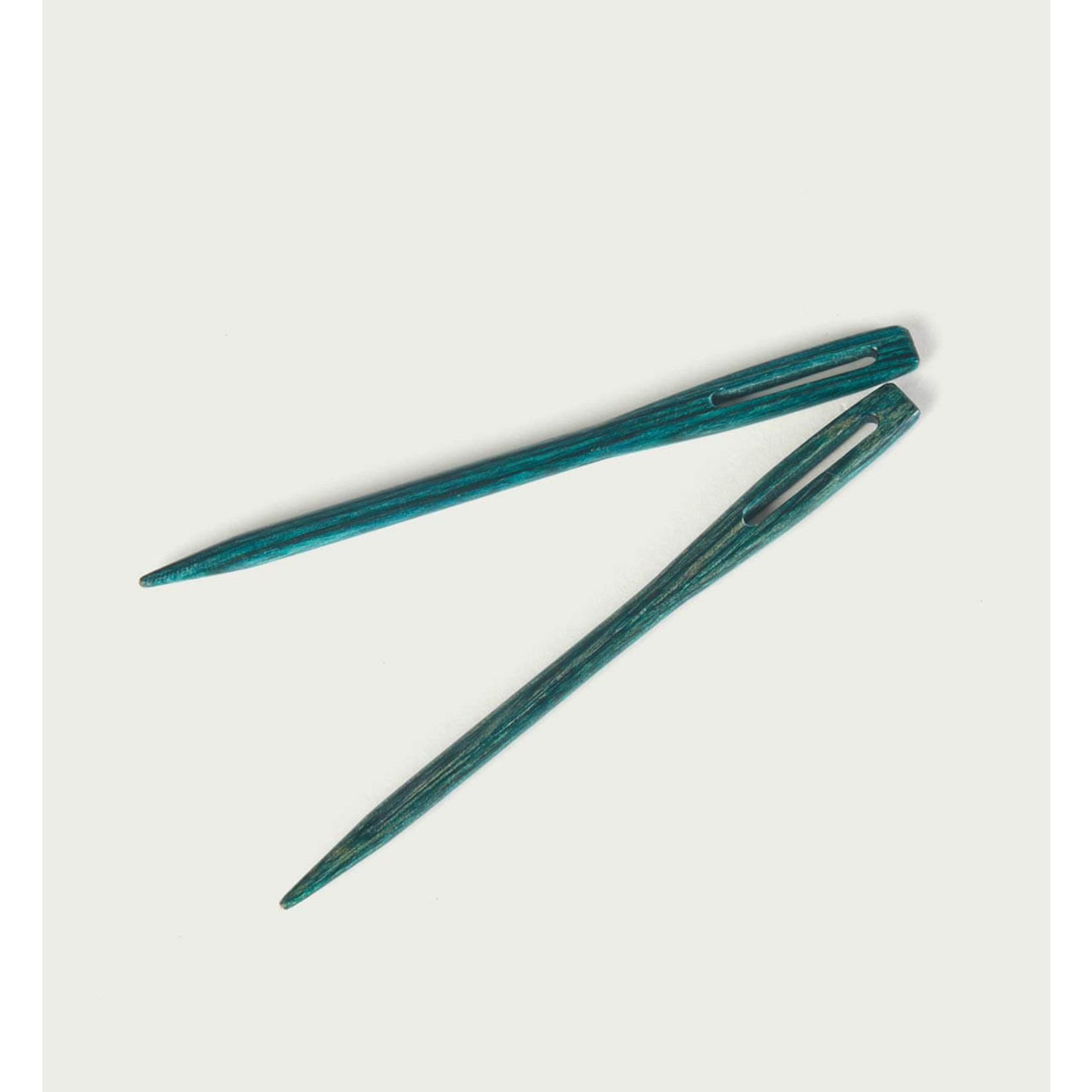 Knitter's Pride Mindful Collection Teal Wooden Darning Needles