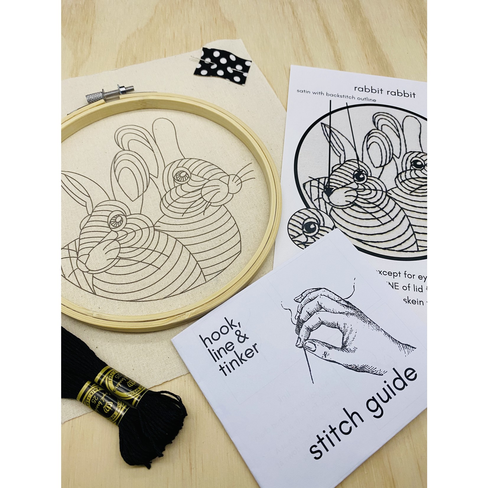 Hook, Line and Tinker Embroidery Kit