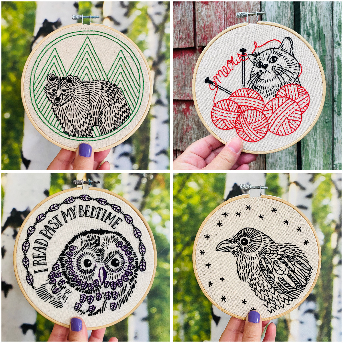 Hook, Line and Tinker Embroidery Kit Baaad Anna's Yarn Store