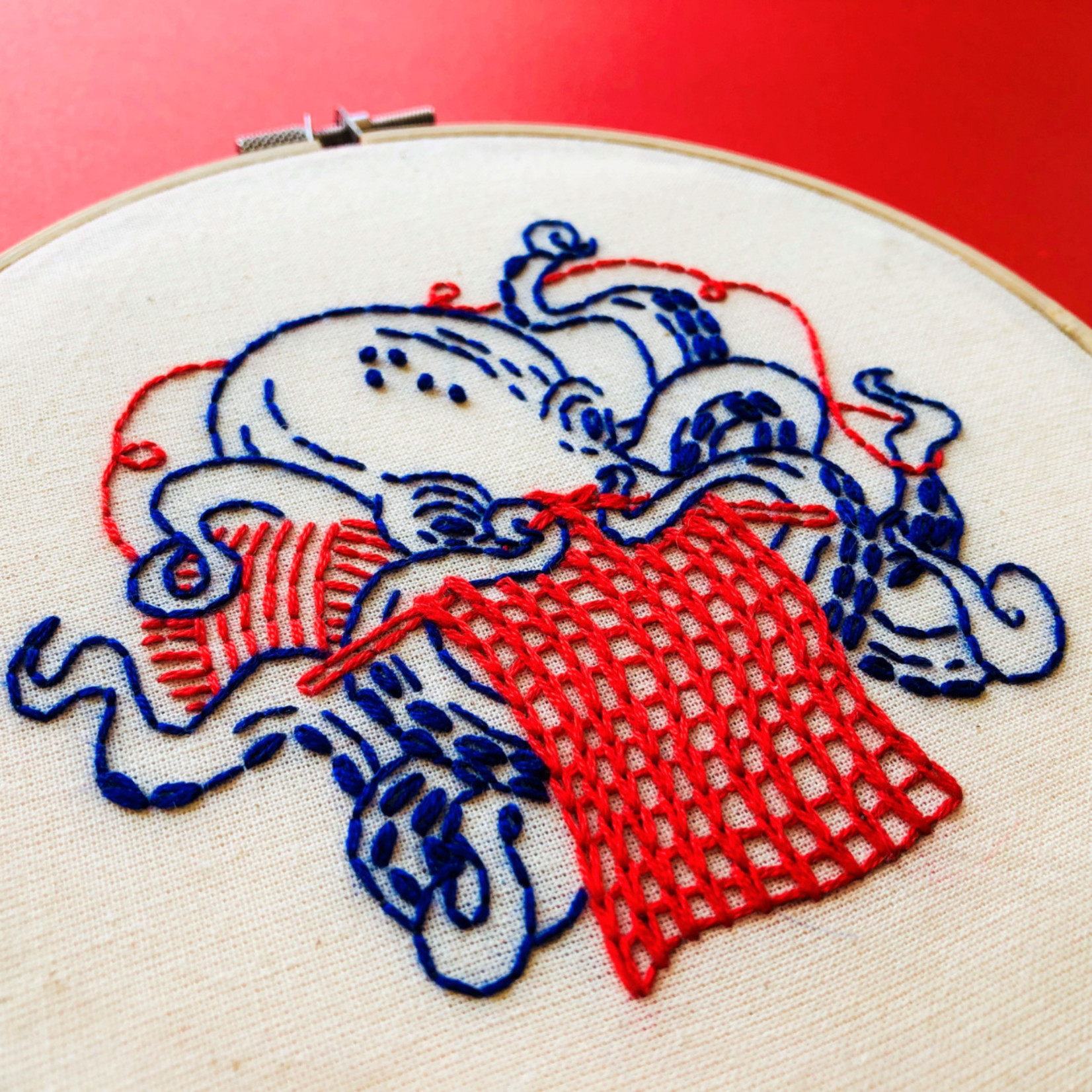 Hook, Line and Tinker Hook, Line and Tinker Embroidery Kit