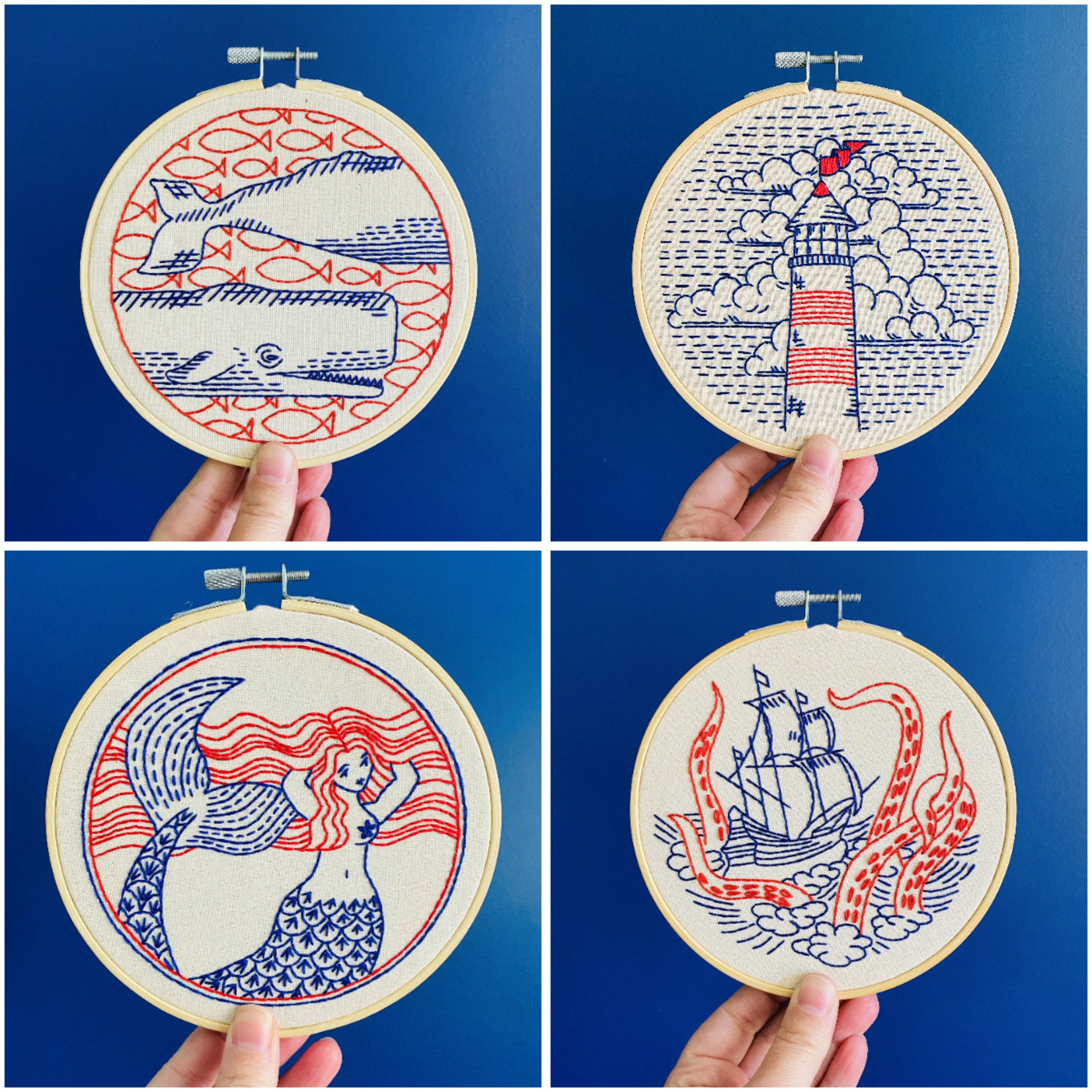 Hook, Line and Tinker Embroidery Kit Baaad Anna's Yarn Store