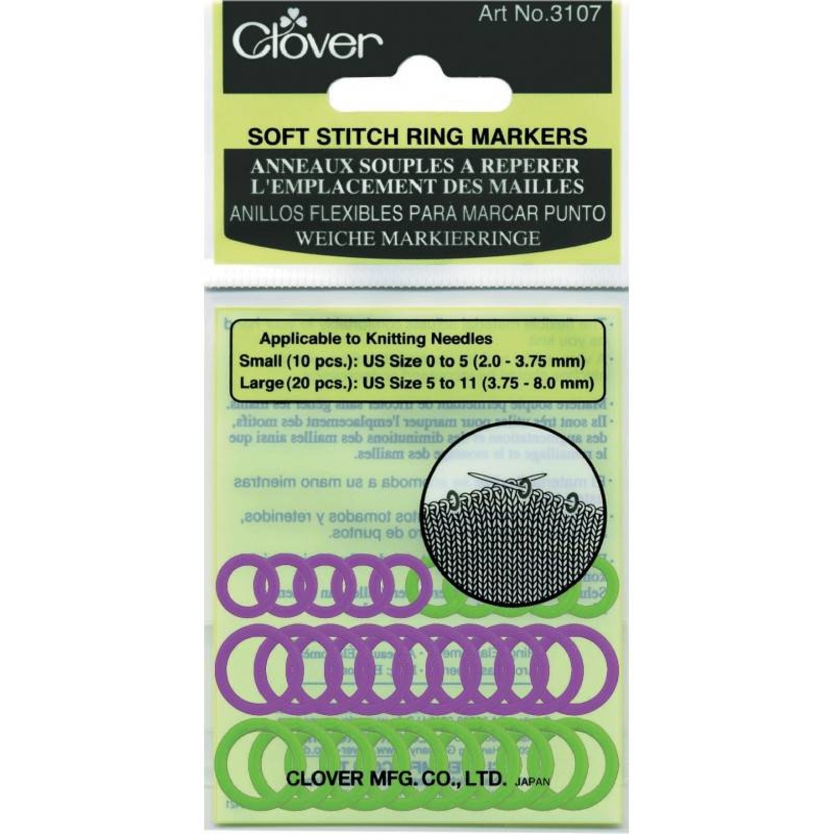 Clover Clover Stitch Marker: Soft