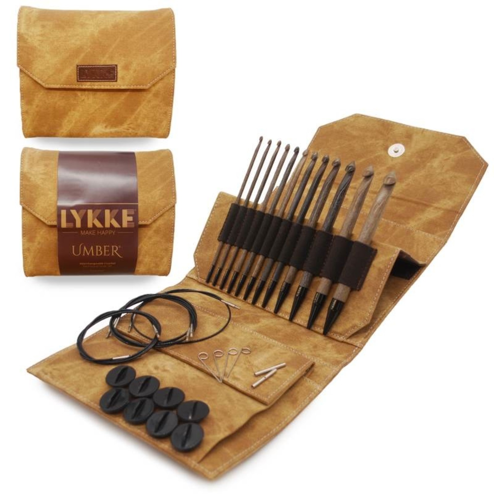 Lykke Lykke IC Umber Tunisian Crochet Set