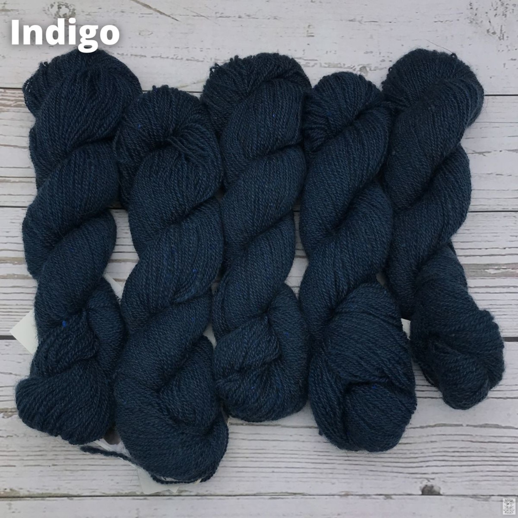 Indigo U.S. Organic Cotton Sport Weight Yarn Ball