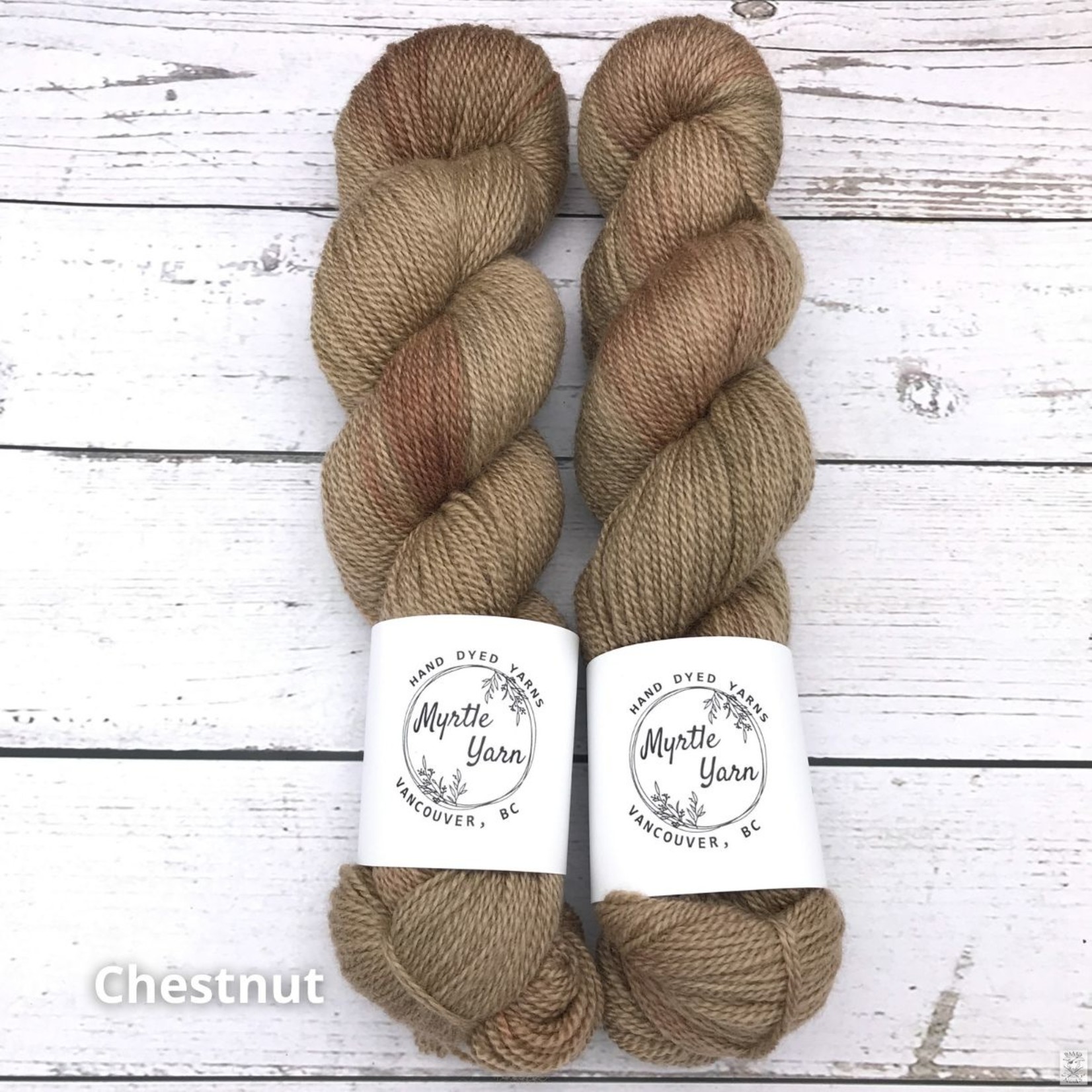 Myrtle Yarn Myrtle Natural BFL Fingering