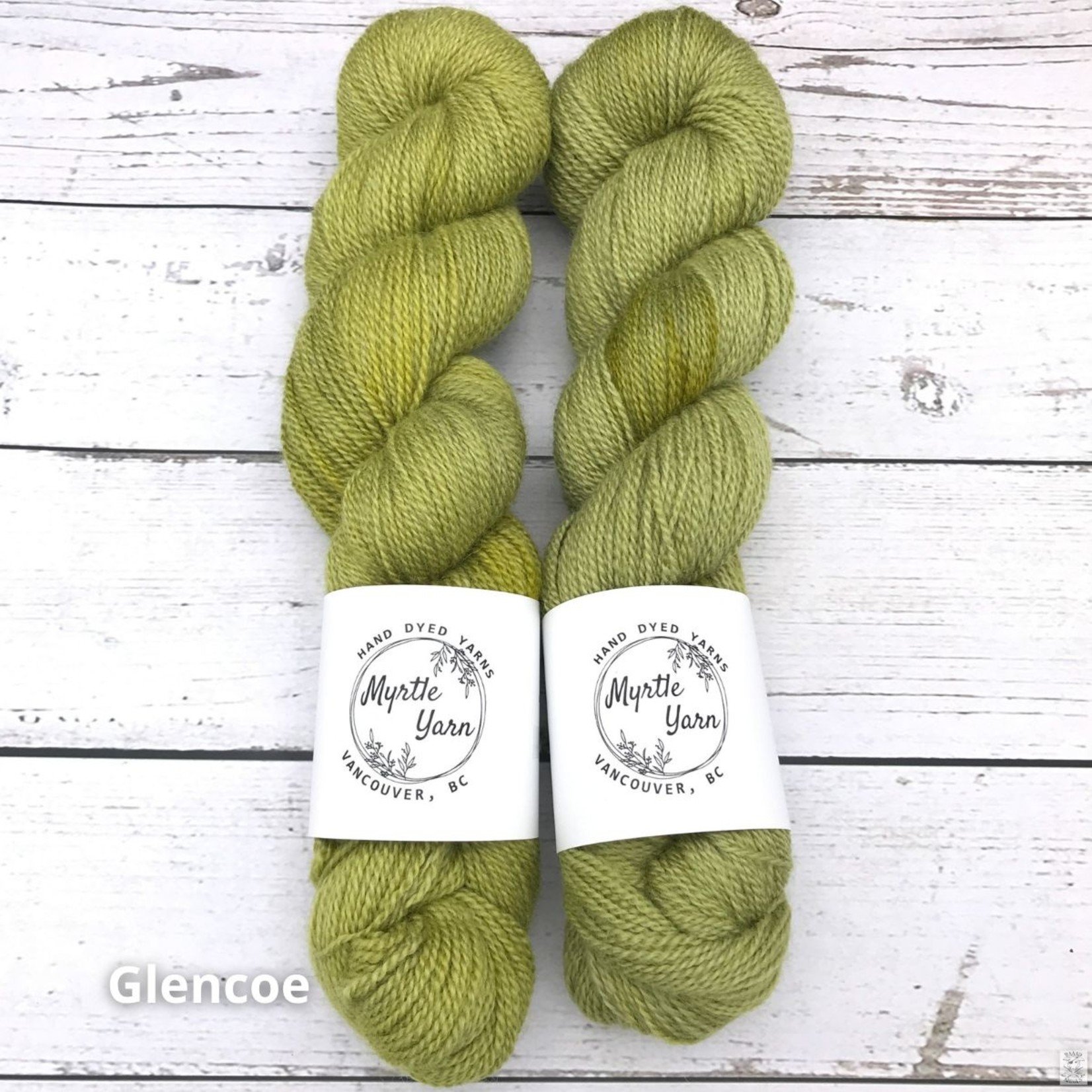 Myrtle Yarn Myrtle Natural BFL Fingering