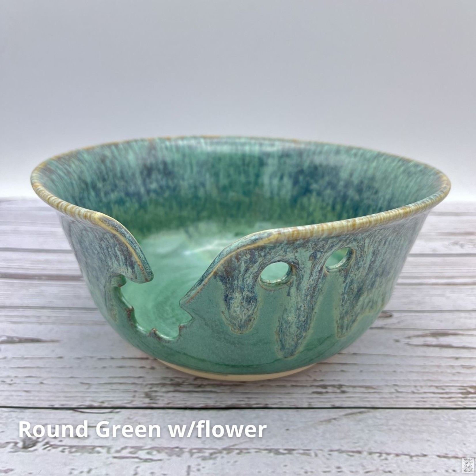 Handmade Medium Porcelain Yarn Bowl - Claude