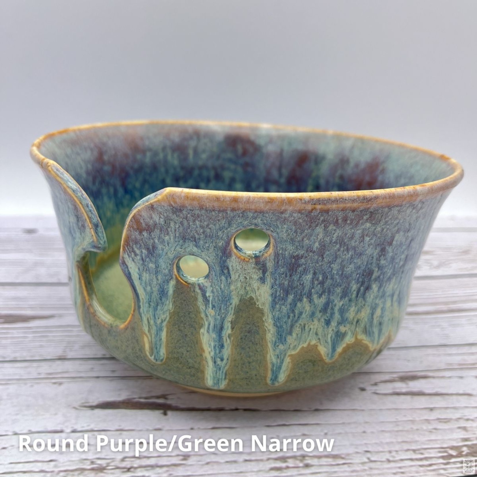 Handmade Medium Porcelain Yarn Bowl - Claude