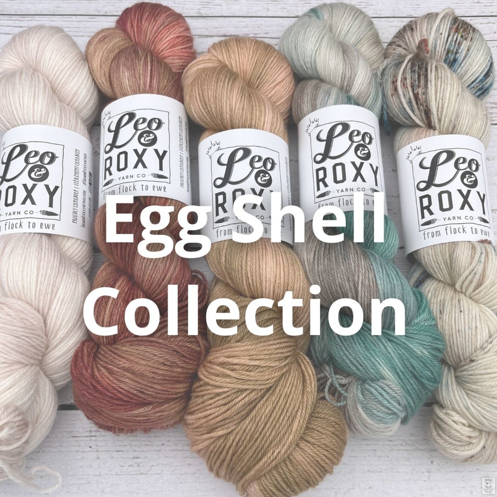 Leo & Roxy Leo & Roxy 80/20 Sock Egg Shell