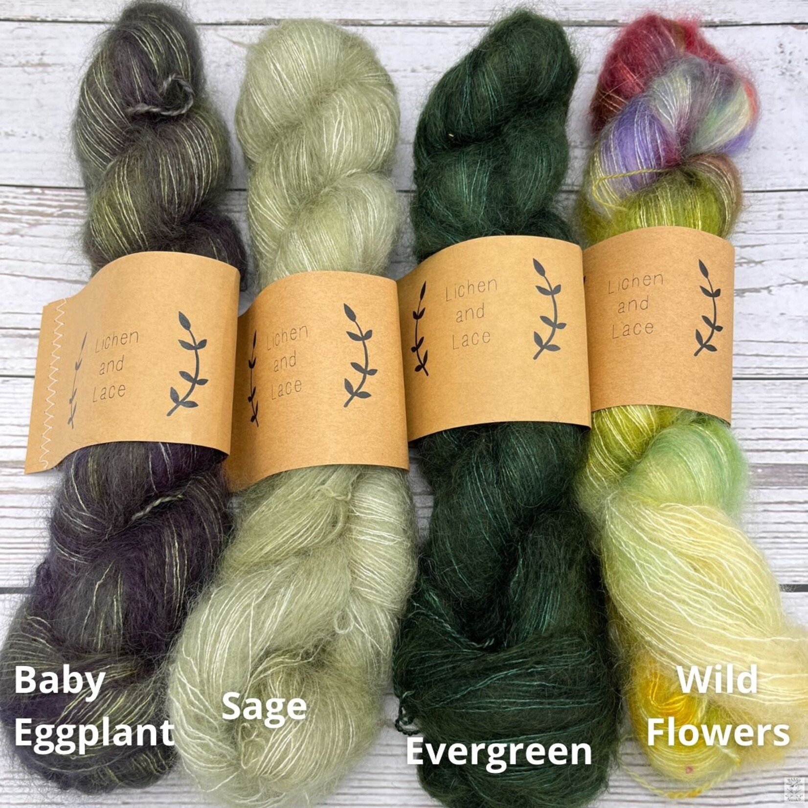 Lichen & Lace Marsh Mohair - Baaad Anna's Yarn Store