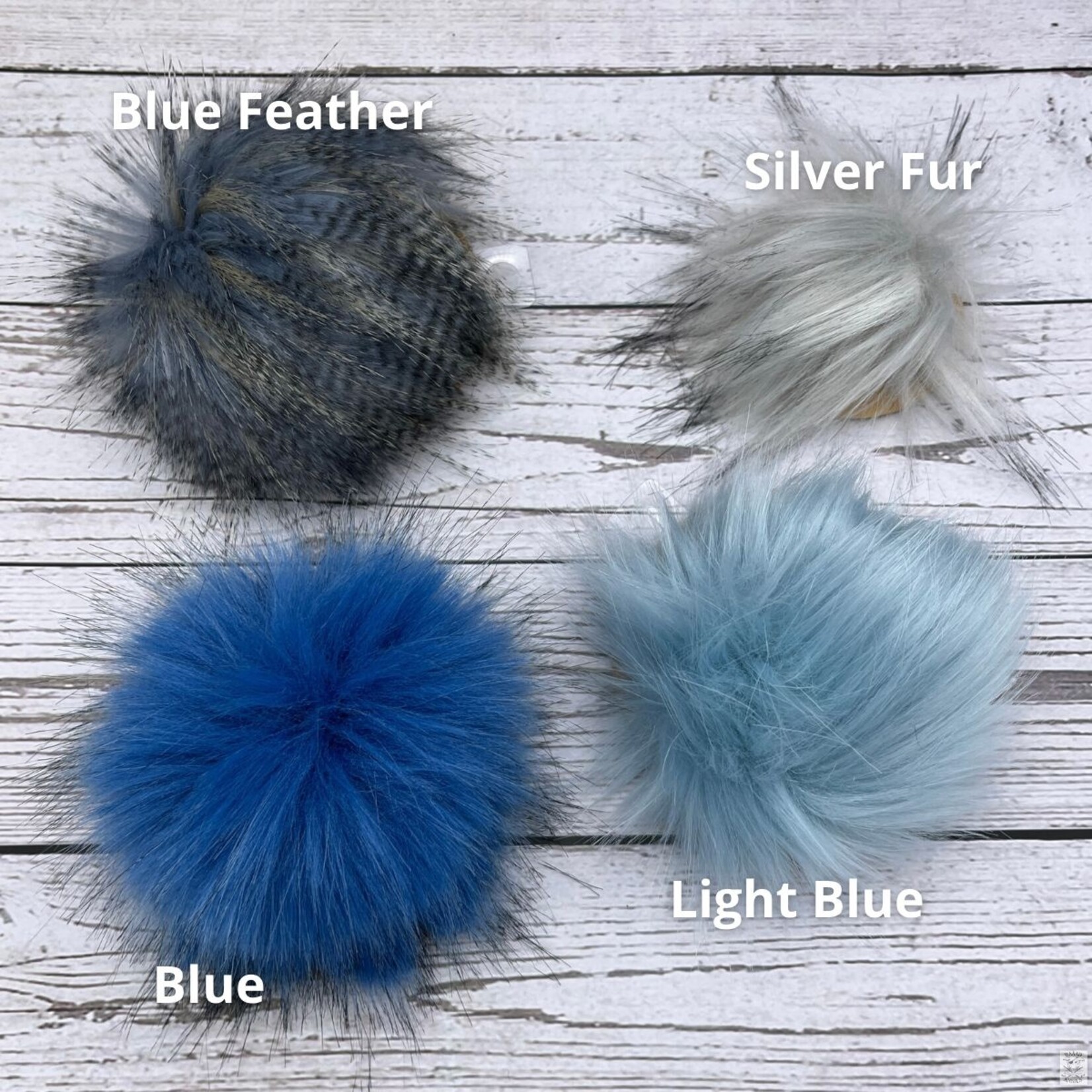 Ashford Store  Pompom – Large Faux Fur 17 Shades