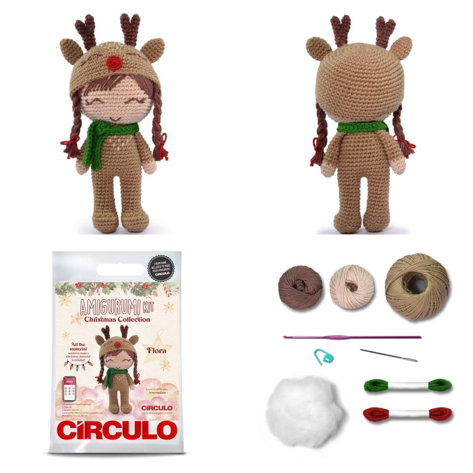 Circulo Circulo Amigurumi Kit: Holiday