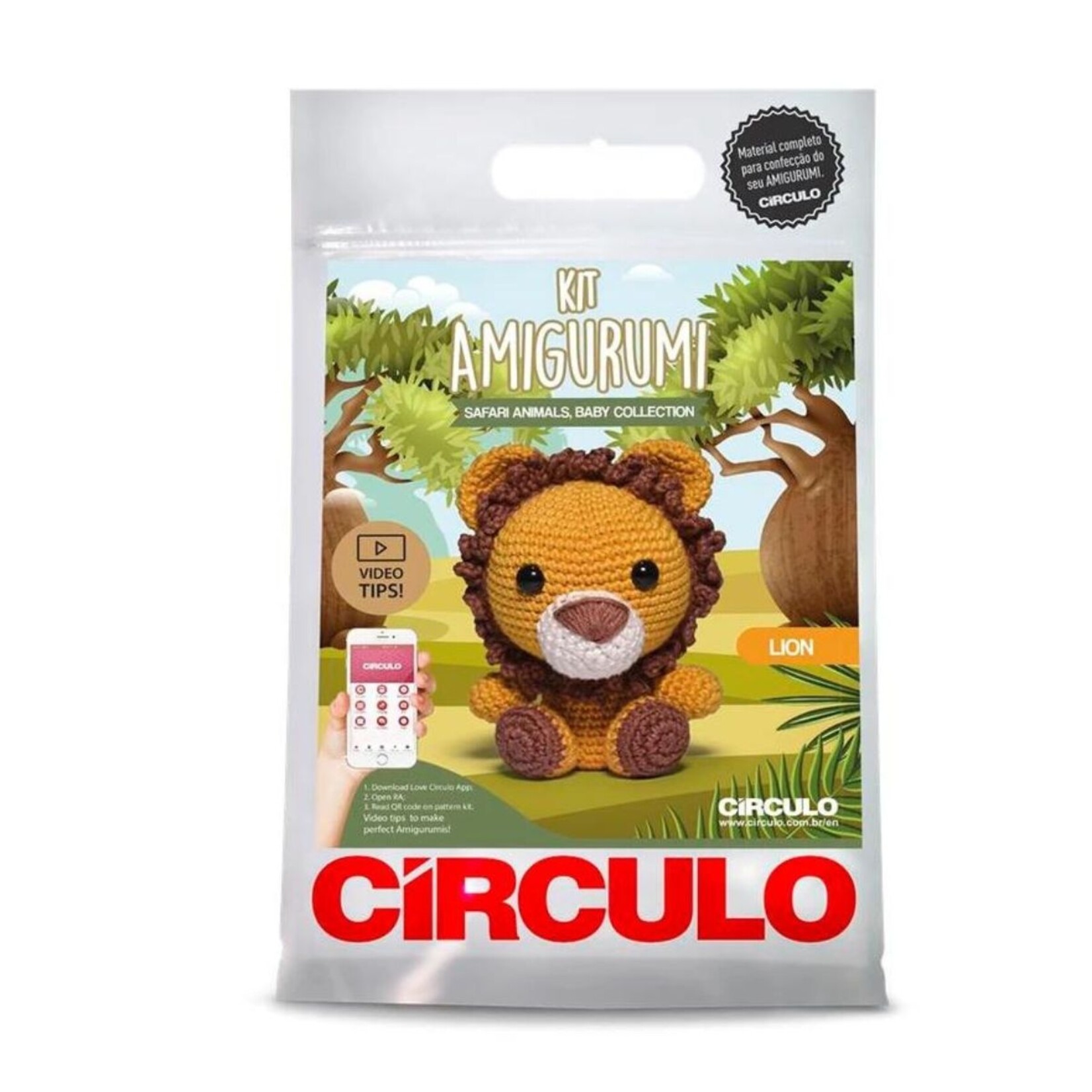 Circulo Circulo Amigurumi Kit: Safari