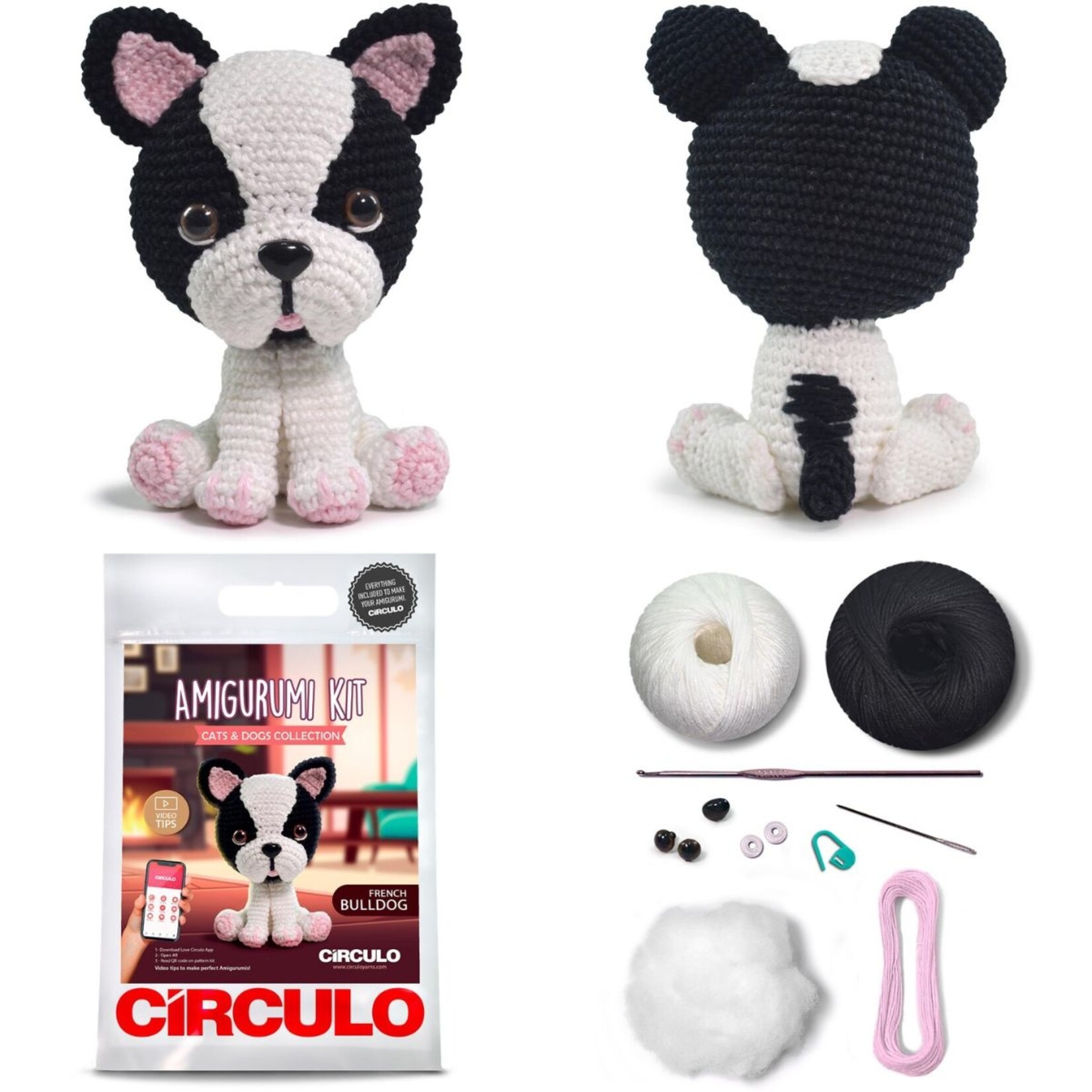 Circulo Circulo Amigurumi Kit: Cats and Dogs