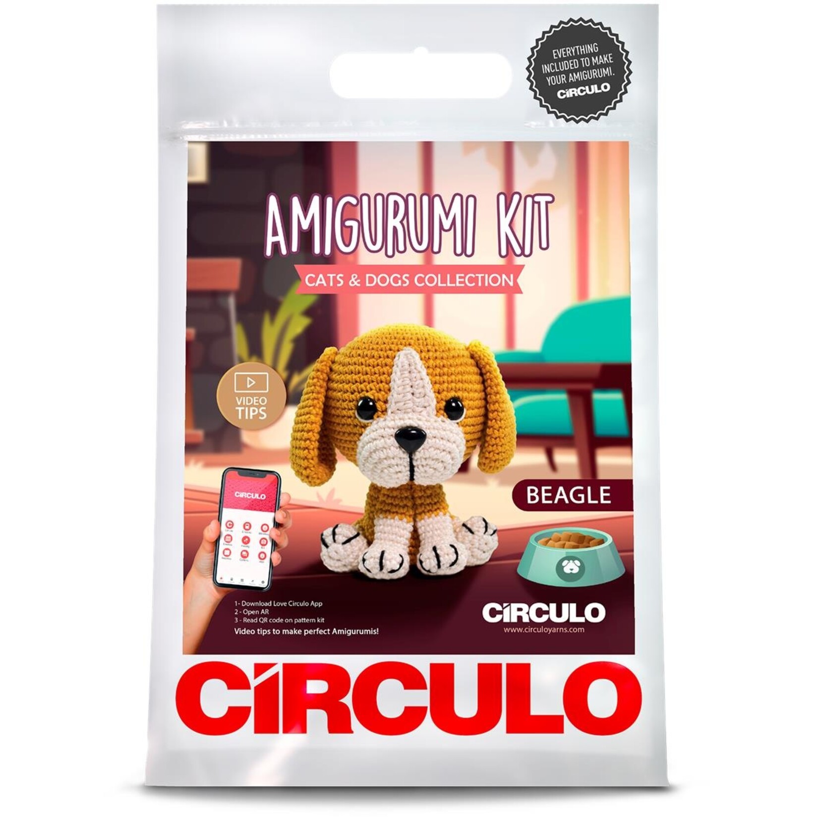 Circulo Circulo Amigurumi Kit: Cats and Dogs