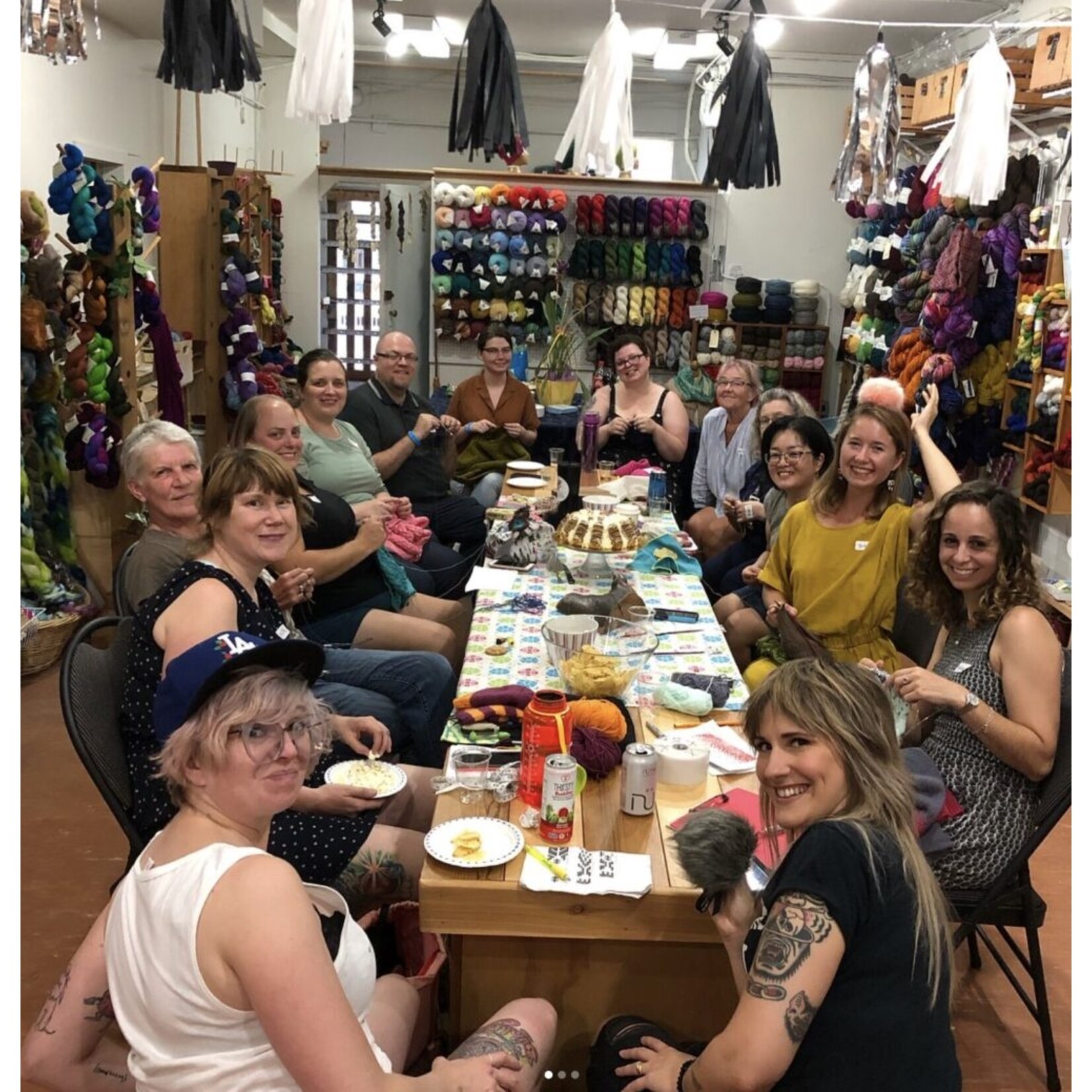Baaad Anna's Yarn Store Knit Night