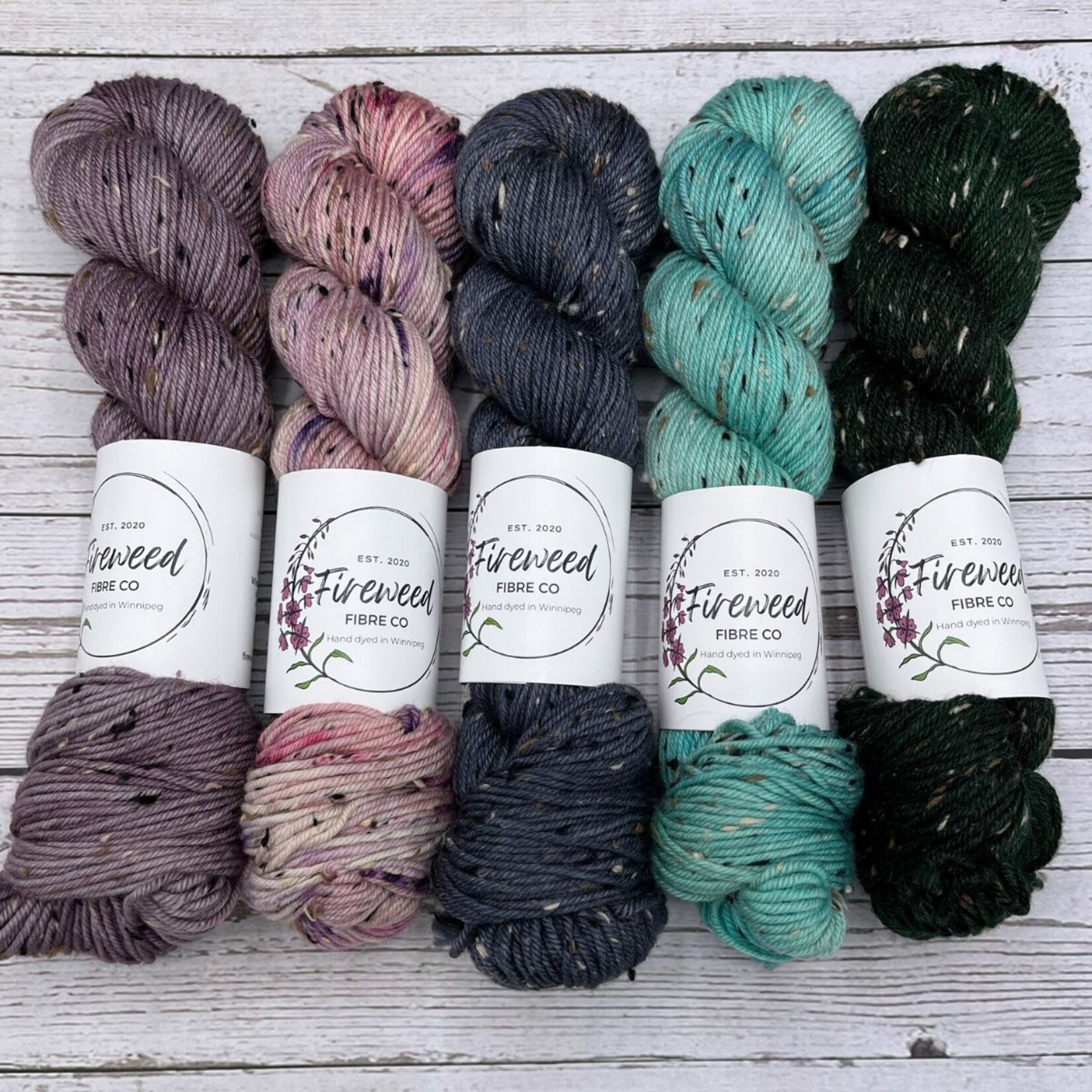 Fireweed Fibre Co Fireweed Fibre Co Wood Lily Tweed DK