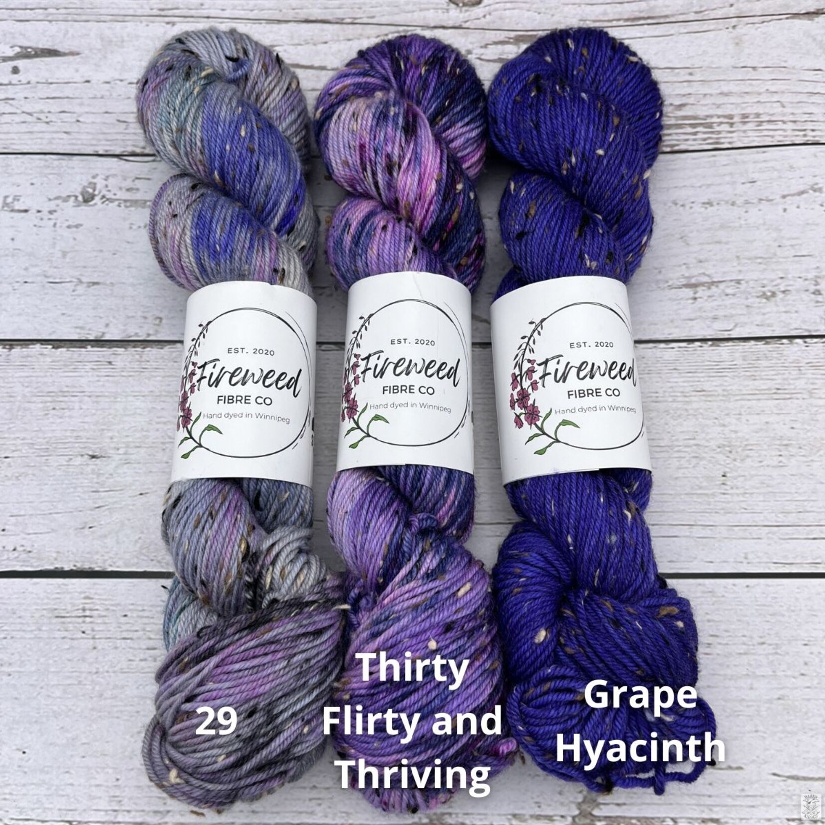 Fireweed Fibre Co Fireweed Fibre Co Wood Lily Tweed DK