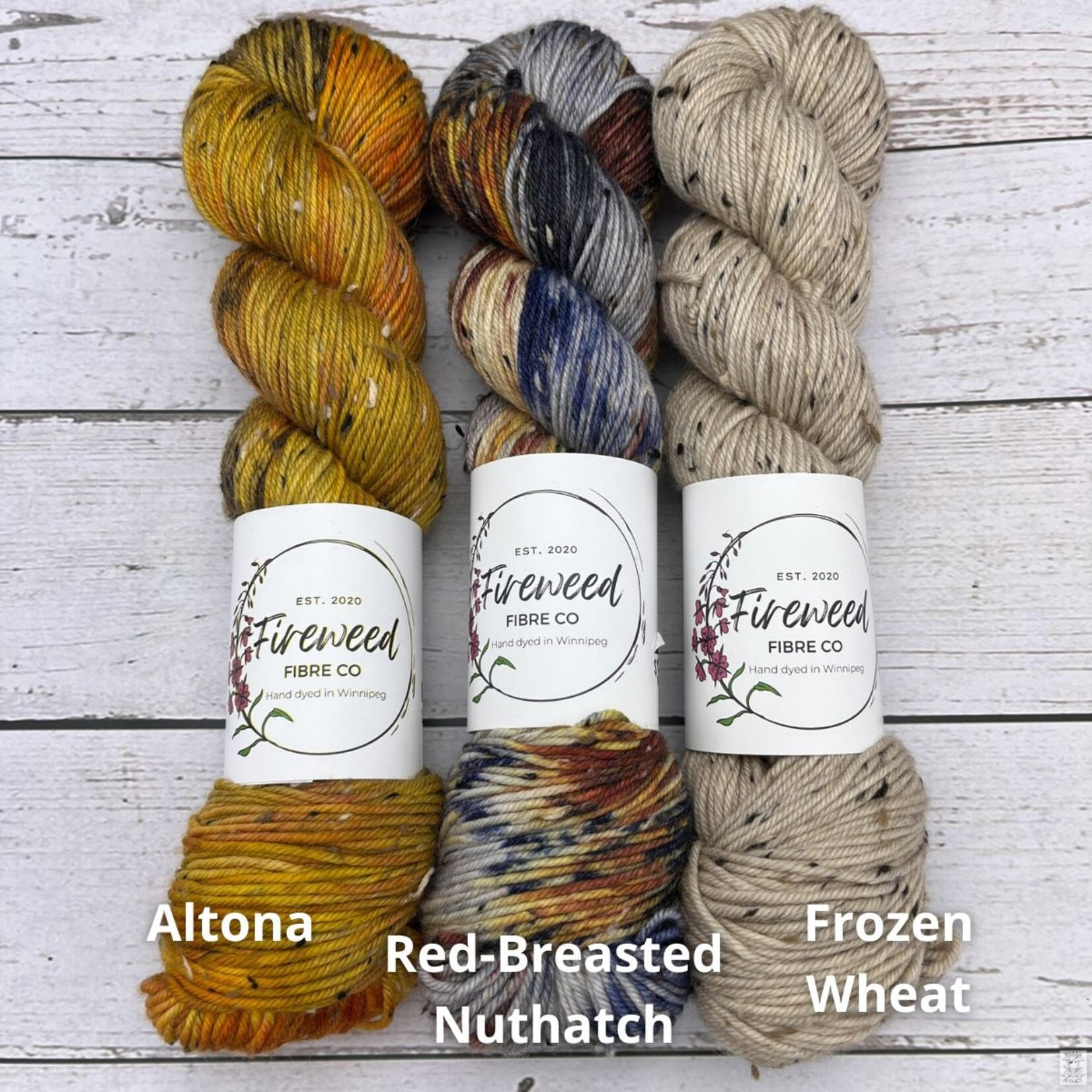 Fireweed Fibre Co Fireweed Fibre Co Wood Lily Tweed DK