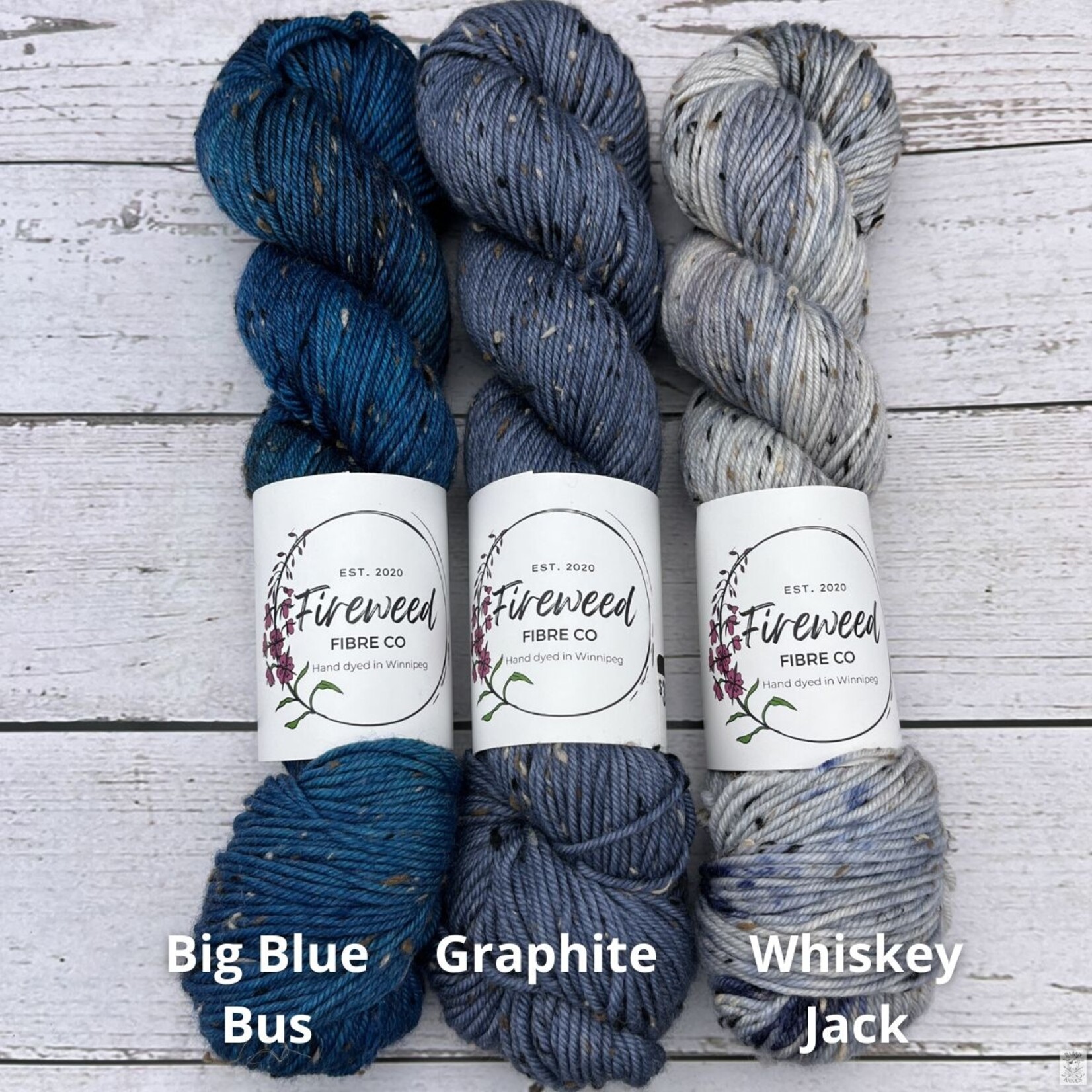 Fireweed Fibre Co Fireweed Fibre Co Wood Lily Tweed DK