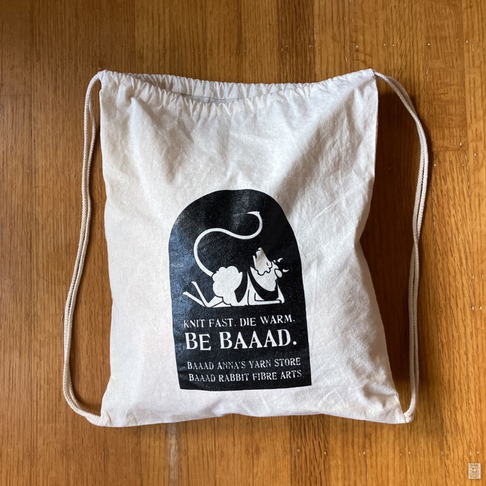 Baaad Anna's Knit Fast Drawstring Bag