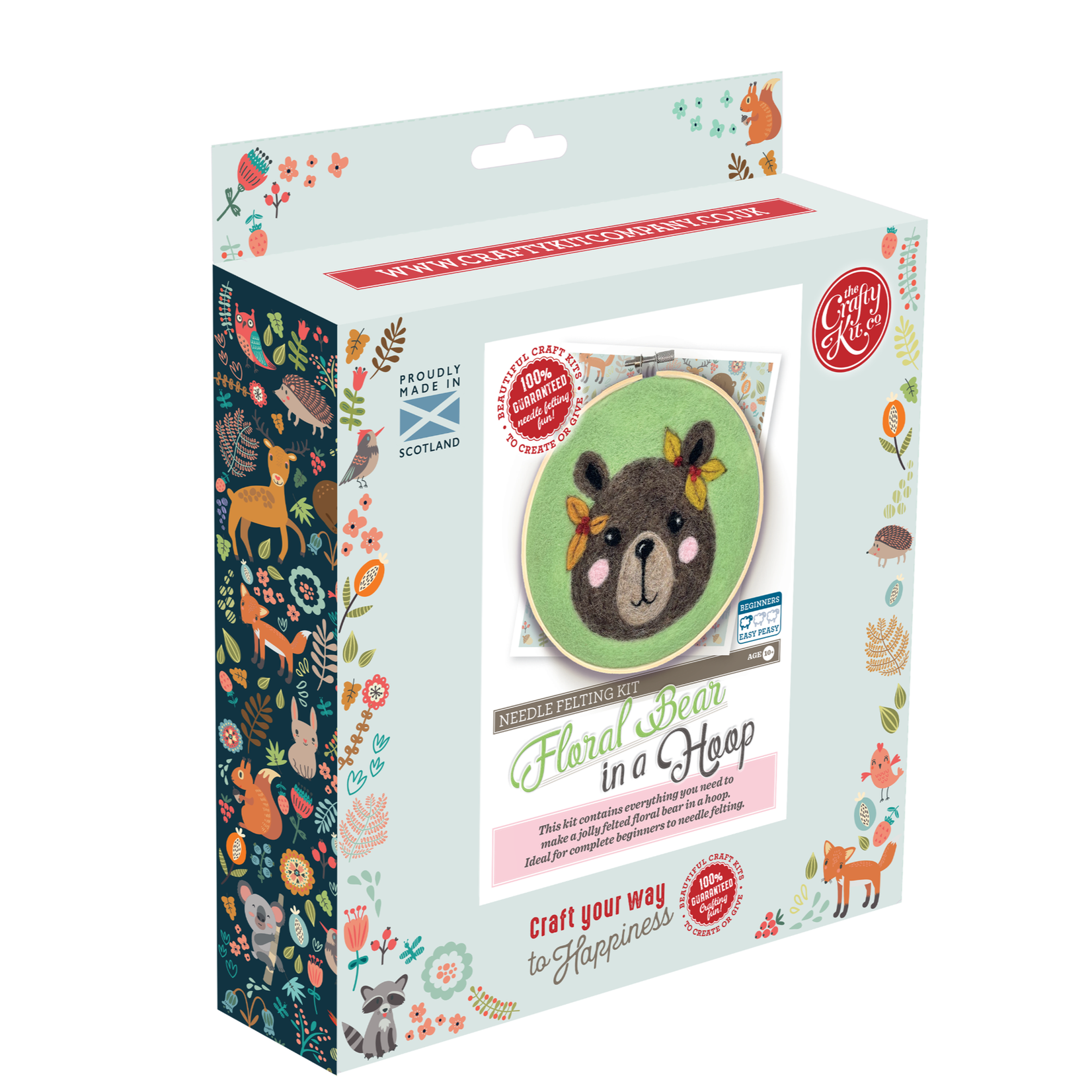 The Crafty Kit Co. Crafty Kits  Hoop Felting Kits