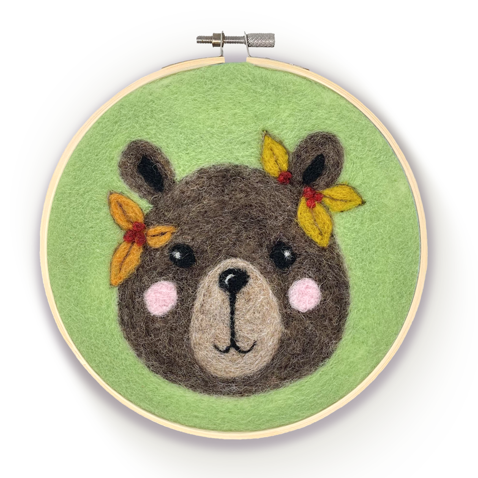 The Crafty Kit Co. Crafty Kits  Hoop Felting Kits