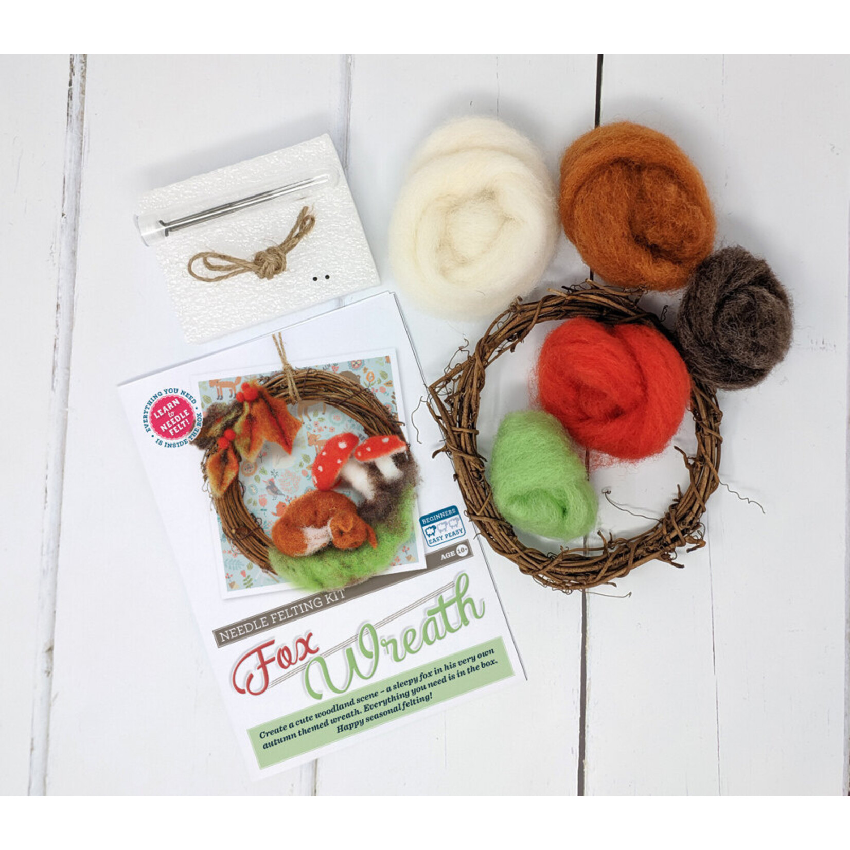 The Crafty Kit Co. Crafty Kits  Felting Kits Wreaths